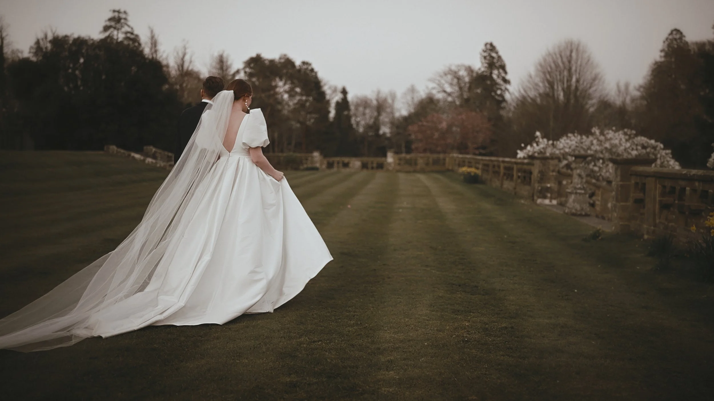 A wedding videography shot from an Oxnead Hall wedding, captured by Norfolk videographer Luke Batchelor Productions.