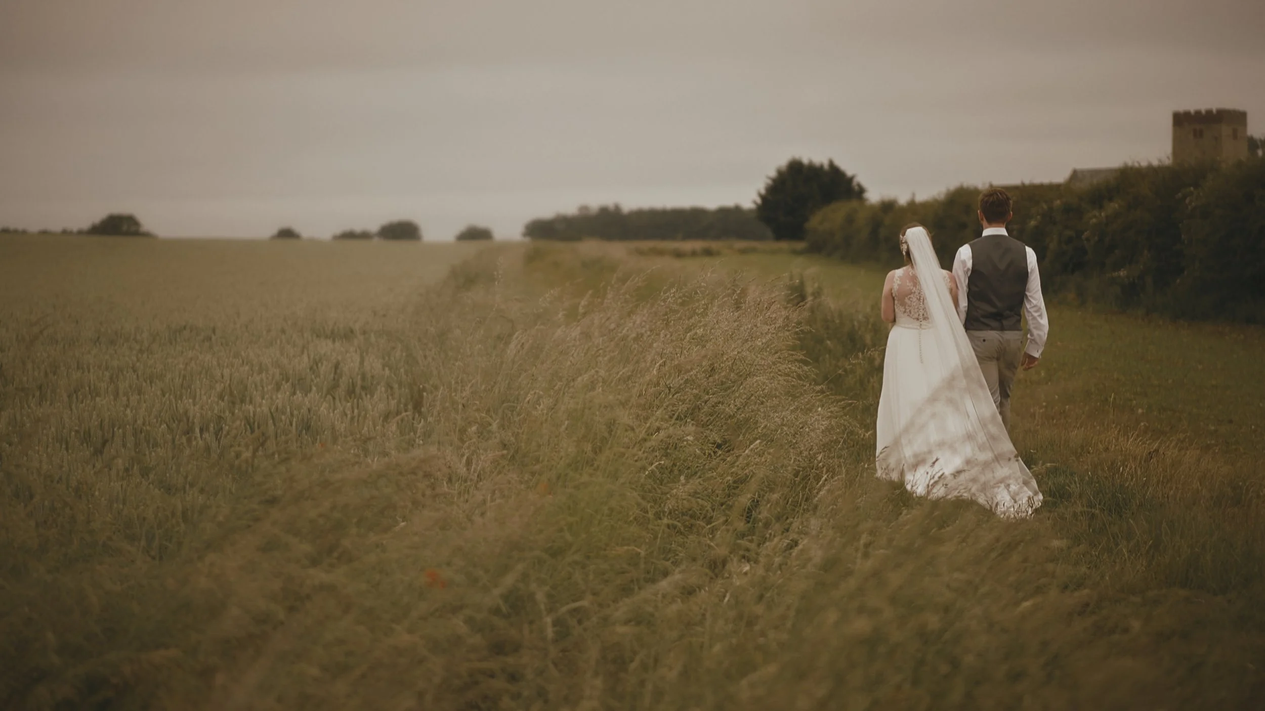 An image of a wedding in Norfolk, captured by wedding videographer Luke Batchelor Productions.
