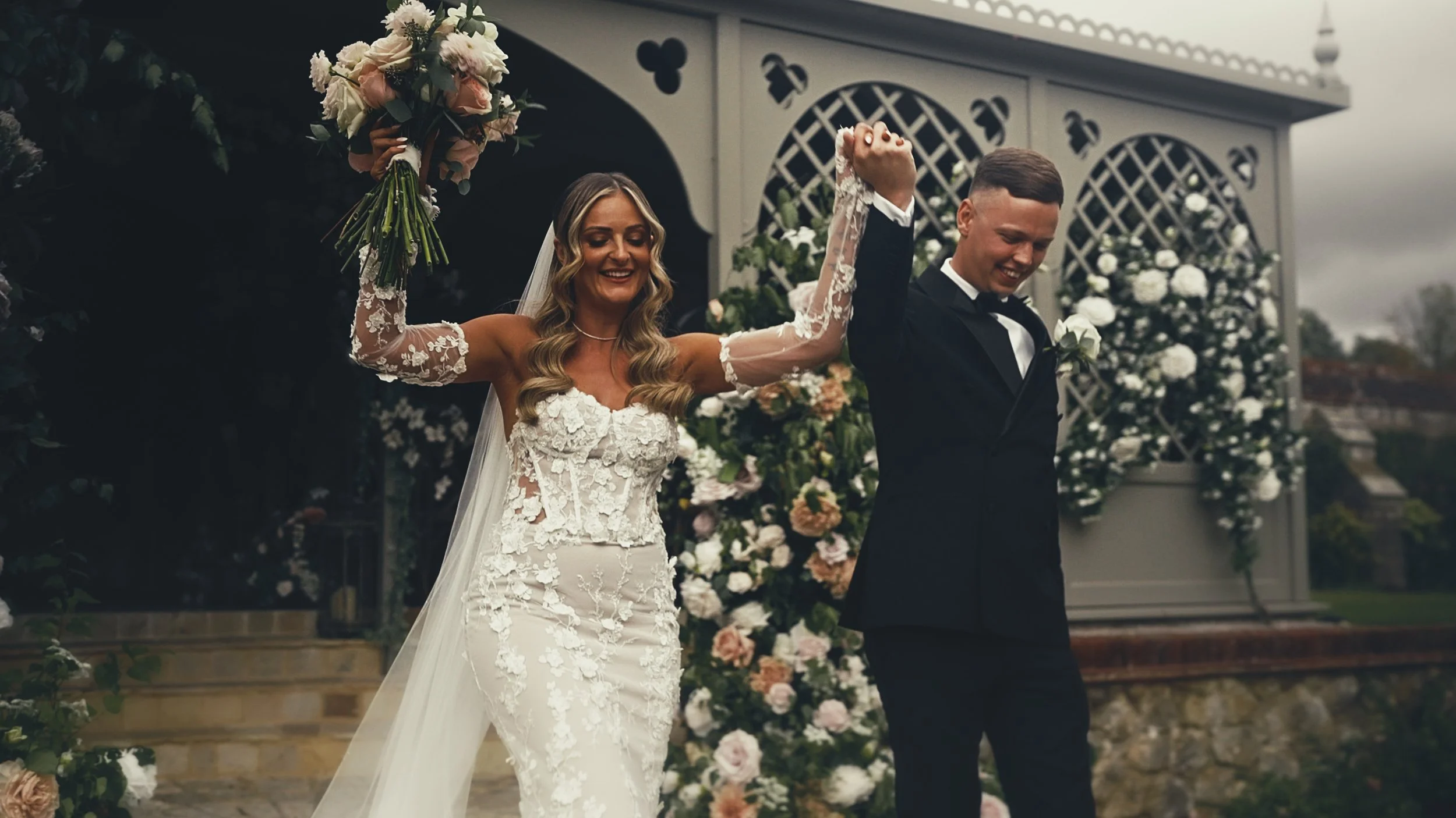 An editorial style wedding videography shot from a Buckinghamshire wedding, captured by videographer Luke Batchelor Productions.