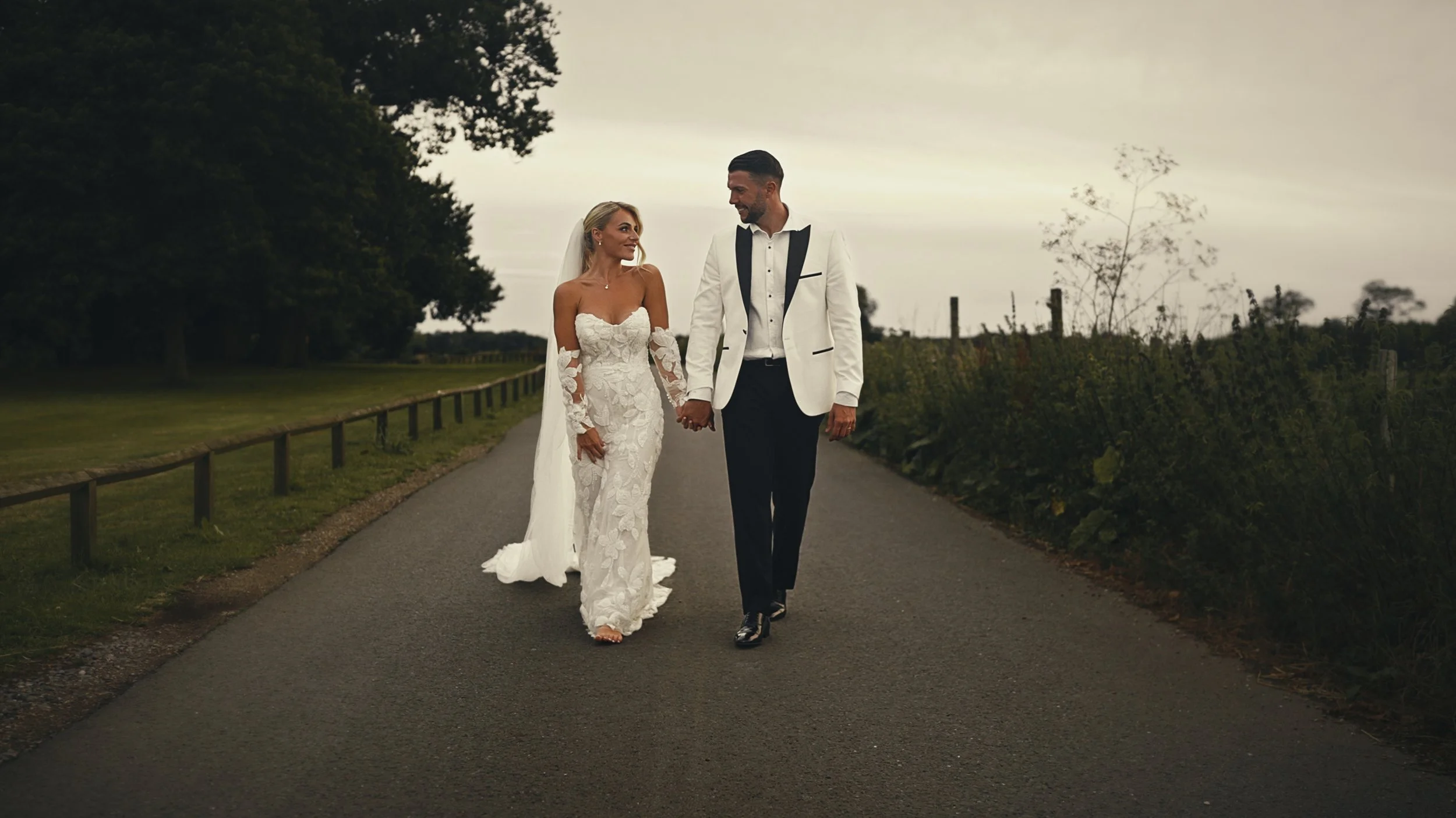 An editorial wedding videography shot, created by UK & Destination wedding videographer Luke Batchelor Productions