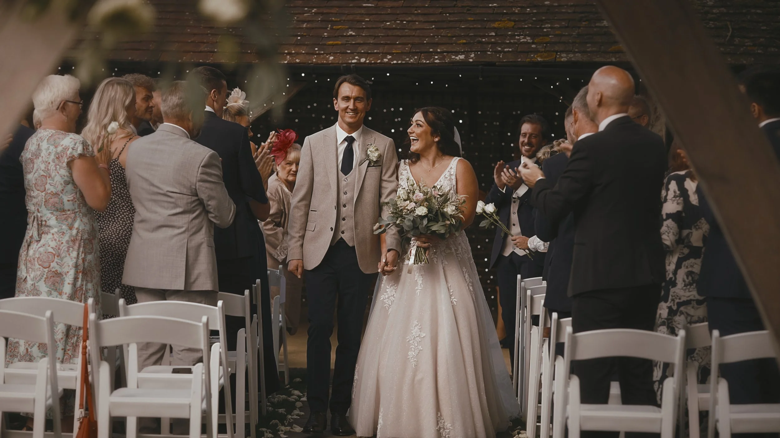A timeless wedding videography shot, created by UK & Destination wedding videographer Luke Batchelor Productions.