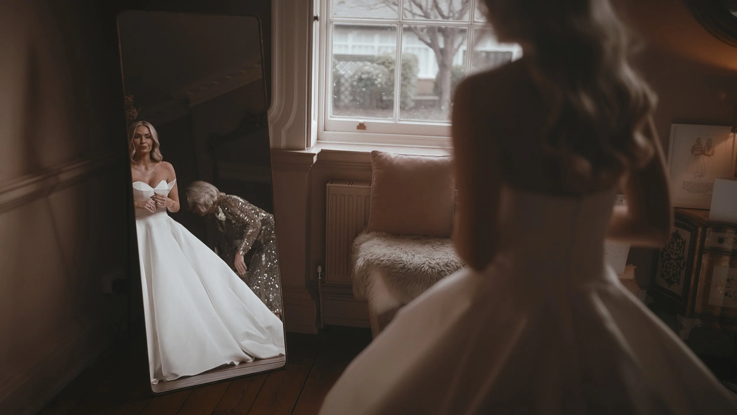 An image from a Holkham Hall wedding film, captured by Norfolk wedding videographer Luke Batchelor Productions.