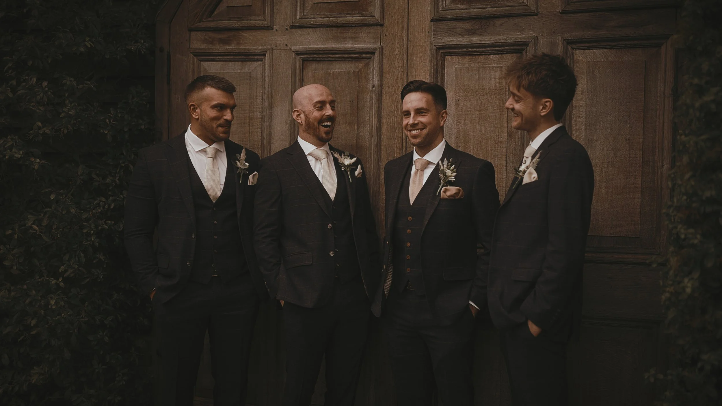 An image of a wedding at Winters Barns, captured by Kent wedding videographer Luke Batchelor Productions.