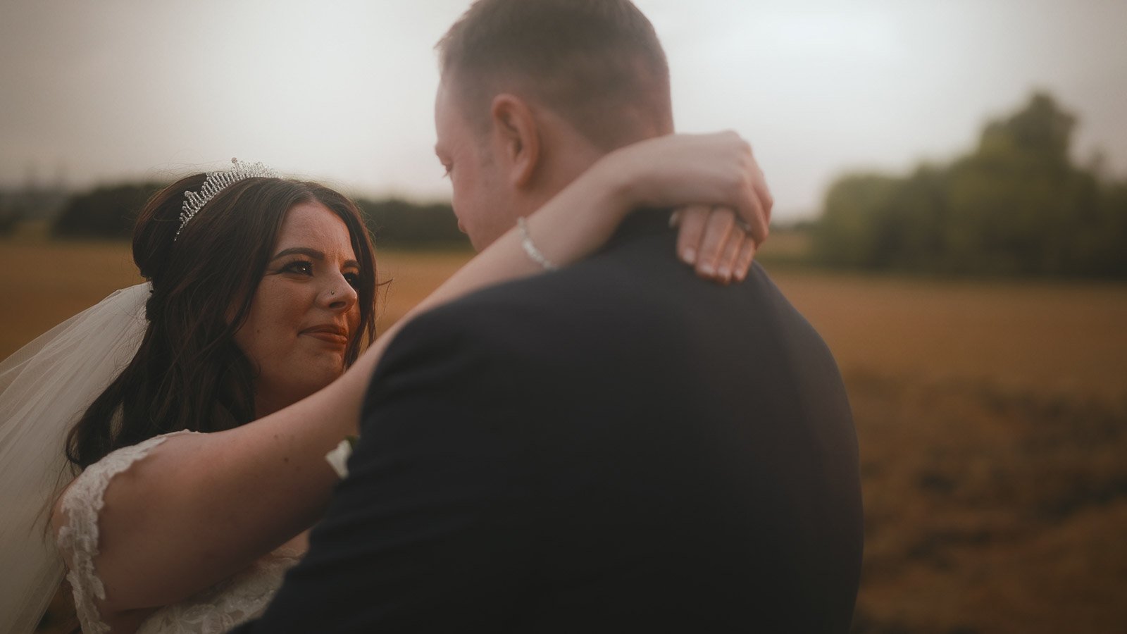 Cinematic rural portraits filmed for a Cooling Castle Barn wedding in Kent