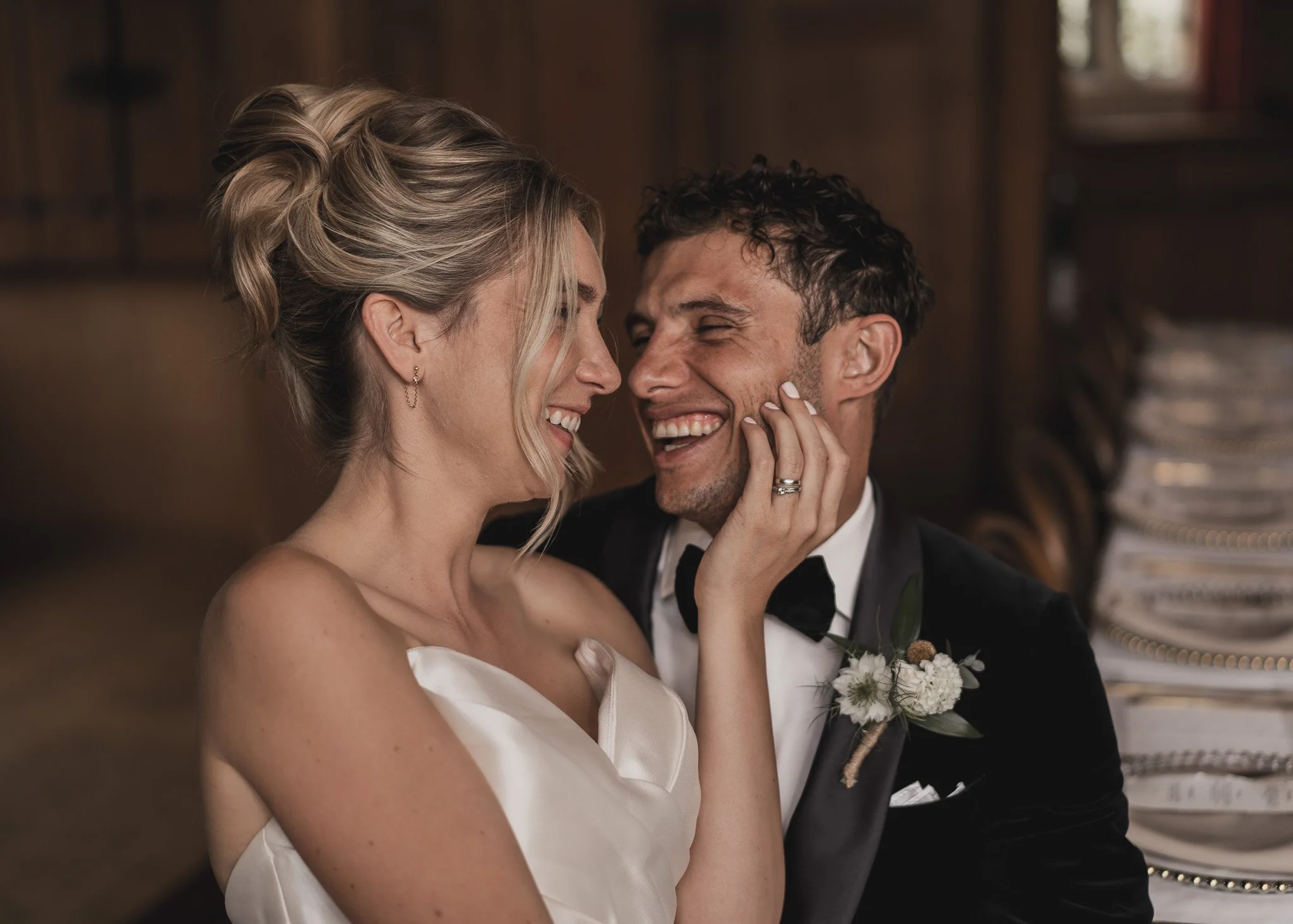 An editorial style wedding videography shot from a Buckinghamshire wedding, captured by videographer Luke Batchelor Productions.