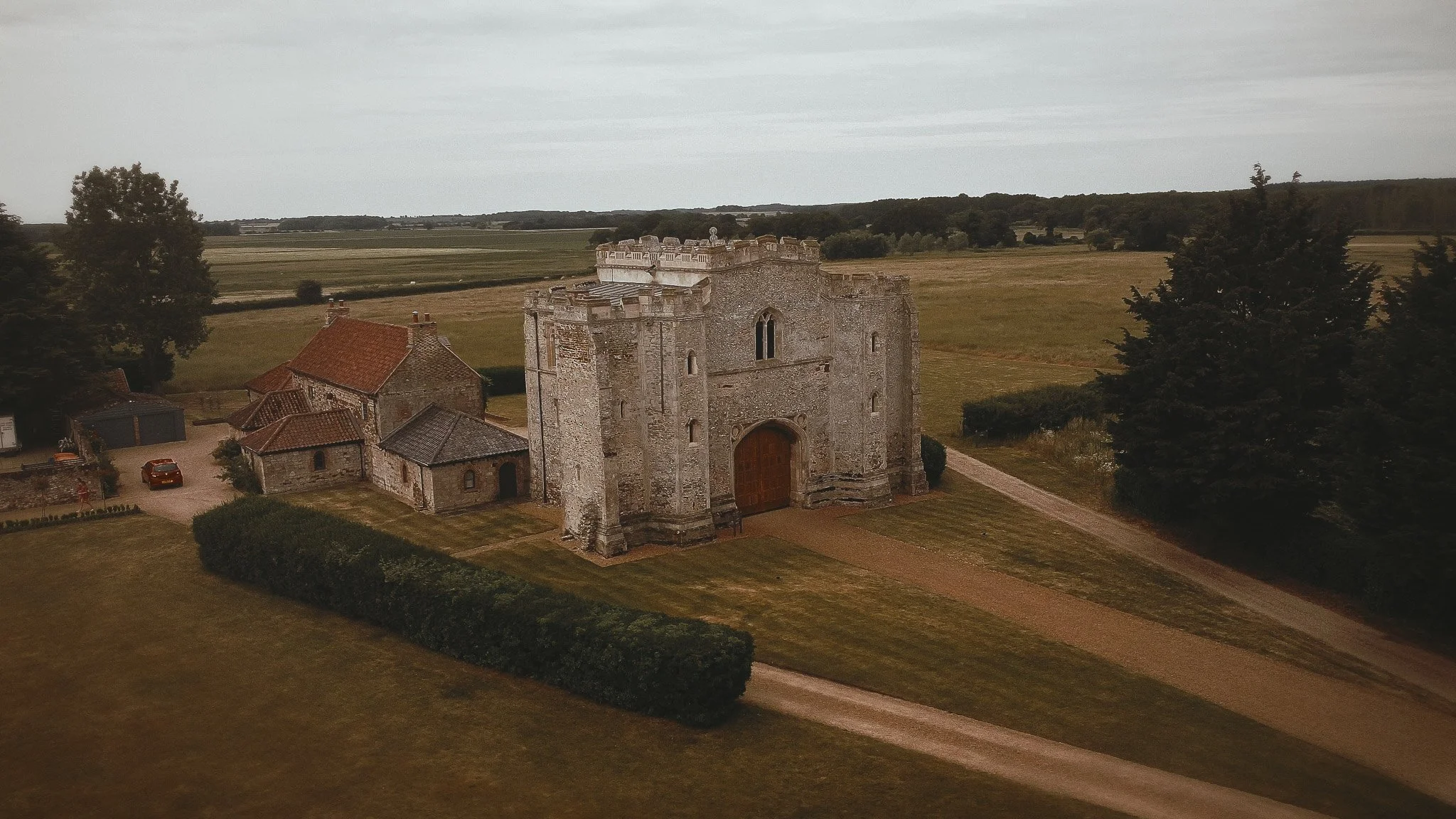 An image of a wedding in Norfolk, captured by wedding videographer Luke Batchelor Productions.