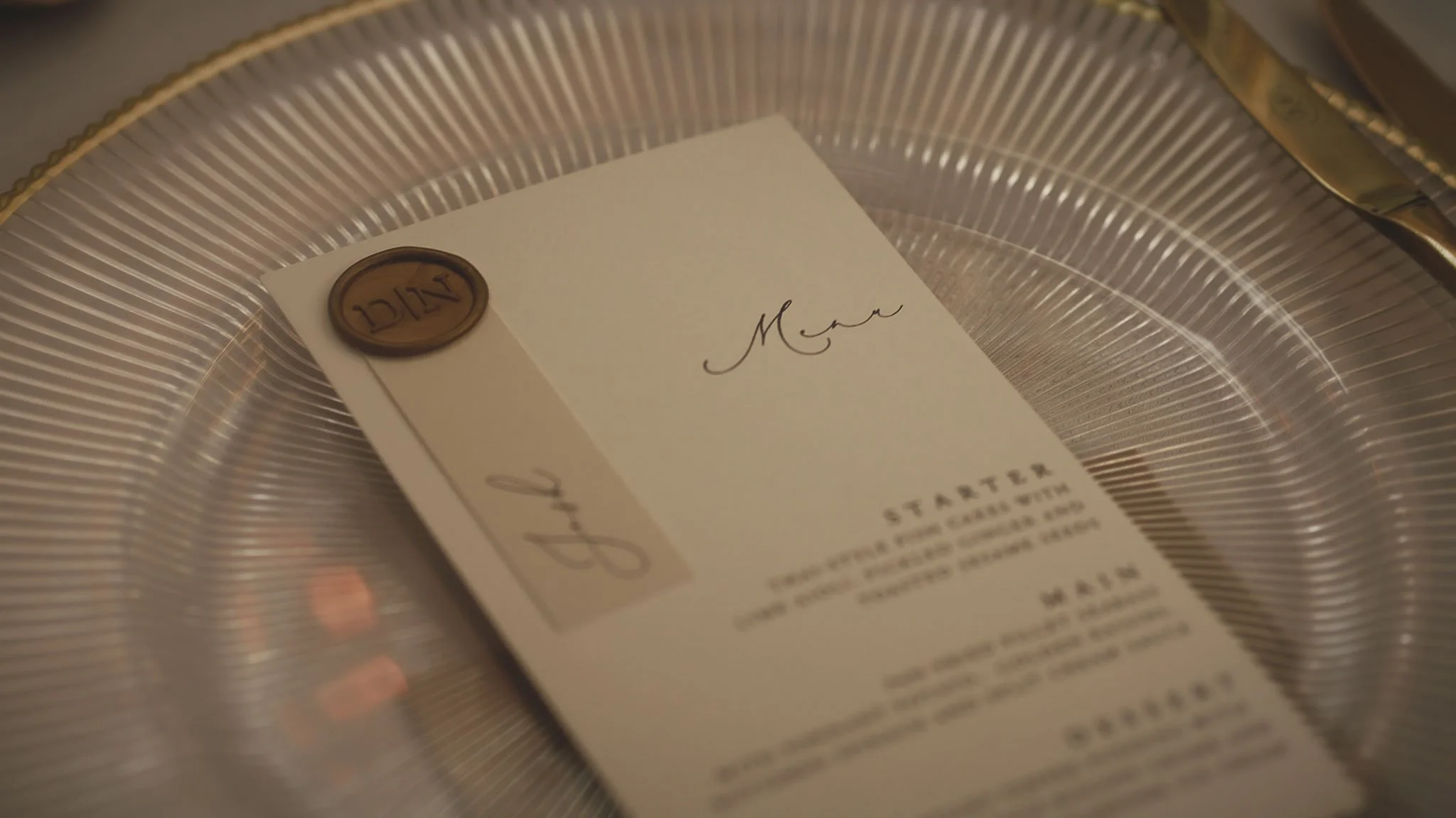 A cinematic wedding videography shot from a black tie wedding at Botleys Mansion in Surrey, filmed by Luke Batchelor productions.