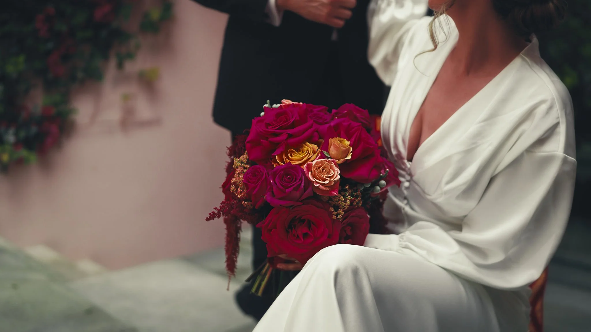 A wedding videography shot from a luxury black-tie wedding at Port Lympne Hotel, captured by videographer Luke Batchelor Productions.