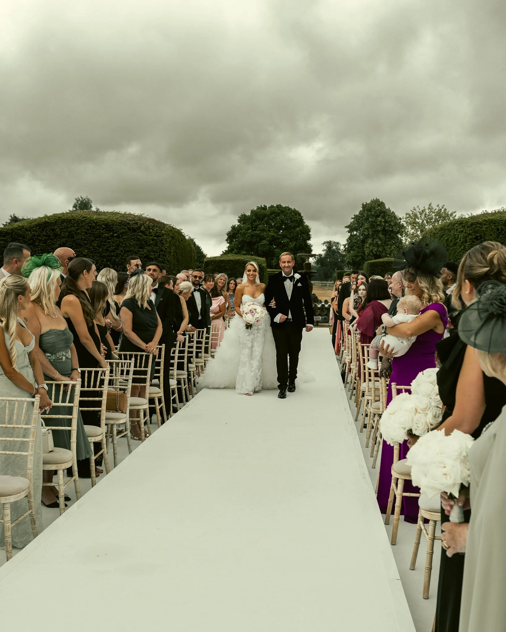 An image from a luxury UK wedding, captured by a wedding photography and videography team from Luke Batchelor Productions.