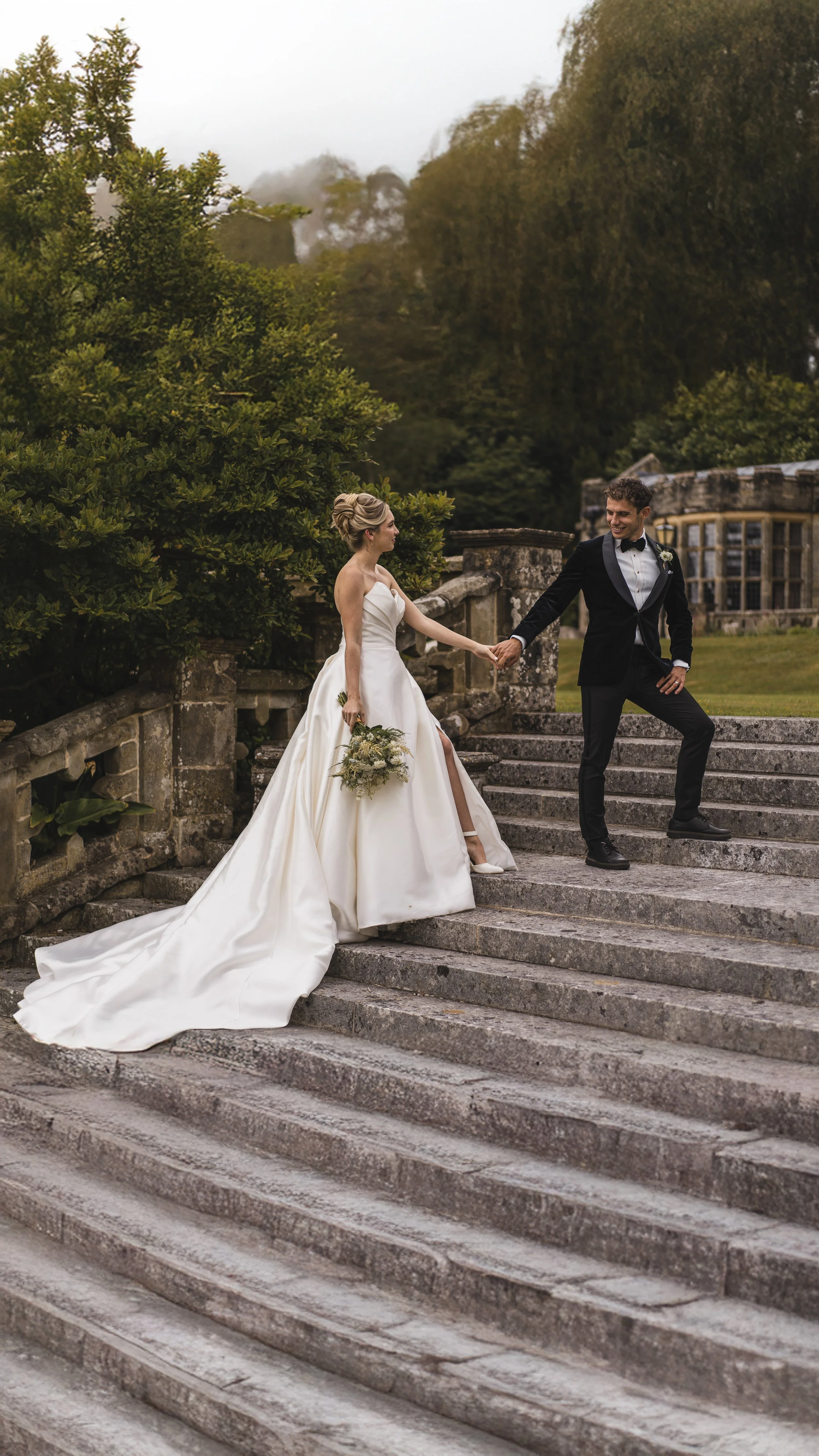 An editorial style wedding videography shot from a Buckinghamshire wedding, captured by videographer Luke Batchelor Productions.