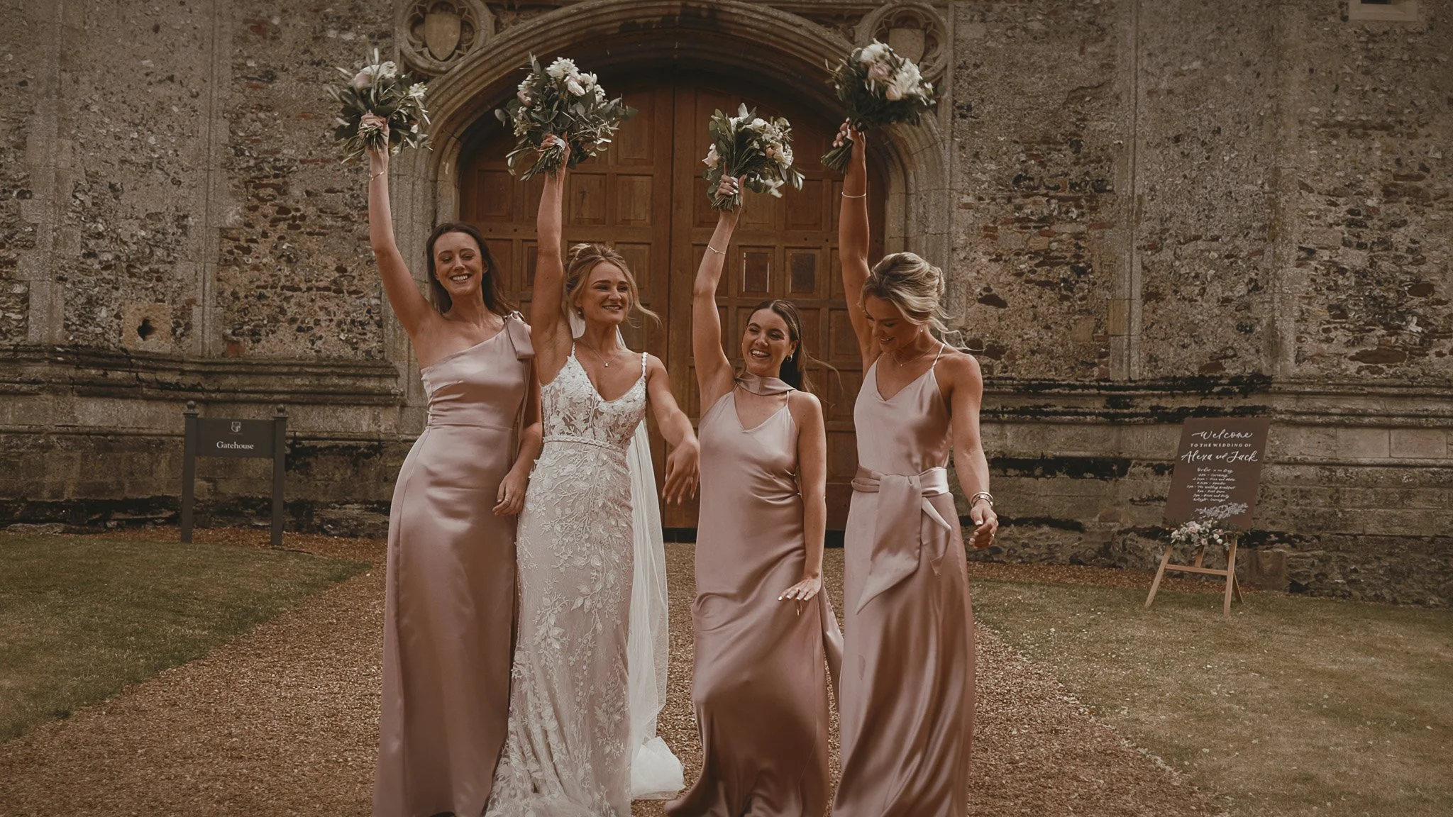 An image of a wedding in Norfolk, captured by wedding videographer Luke Batchelor Productions.