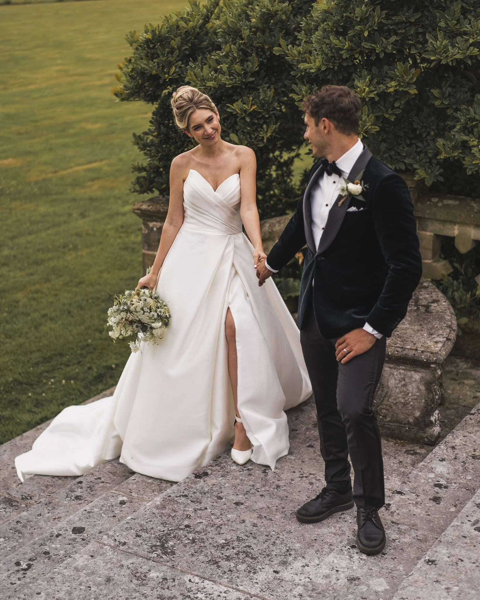 An image from a Holkham Hall wedding film, captured by Norfolk wedding videographer Luke Batchelor Productions.