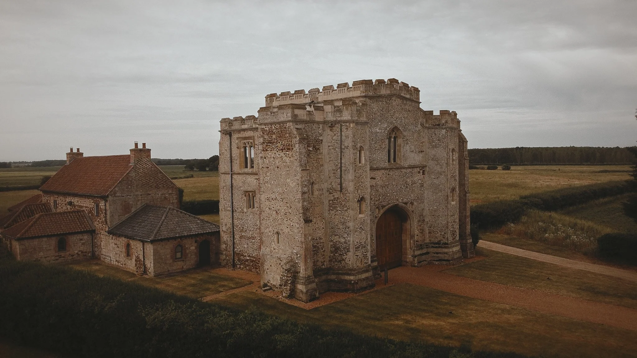 cinematic Pentney Abbey wedding films by wedding videographer Luke Batchelor Productions