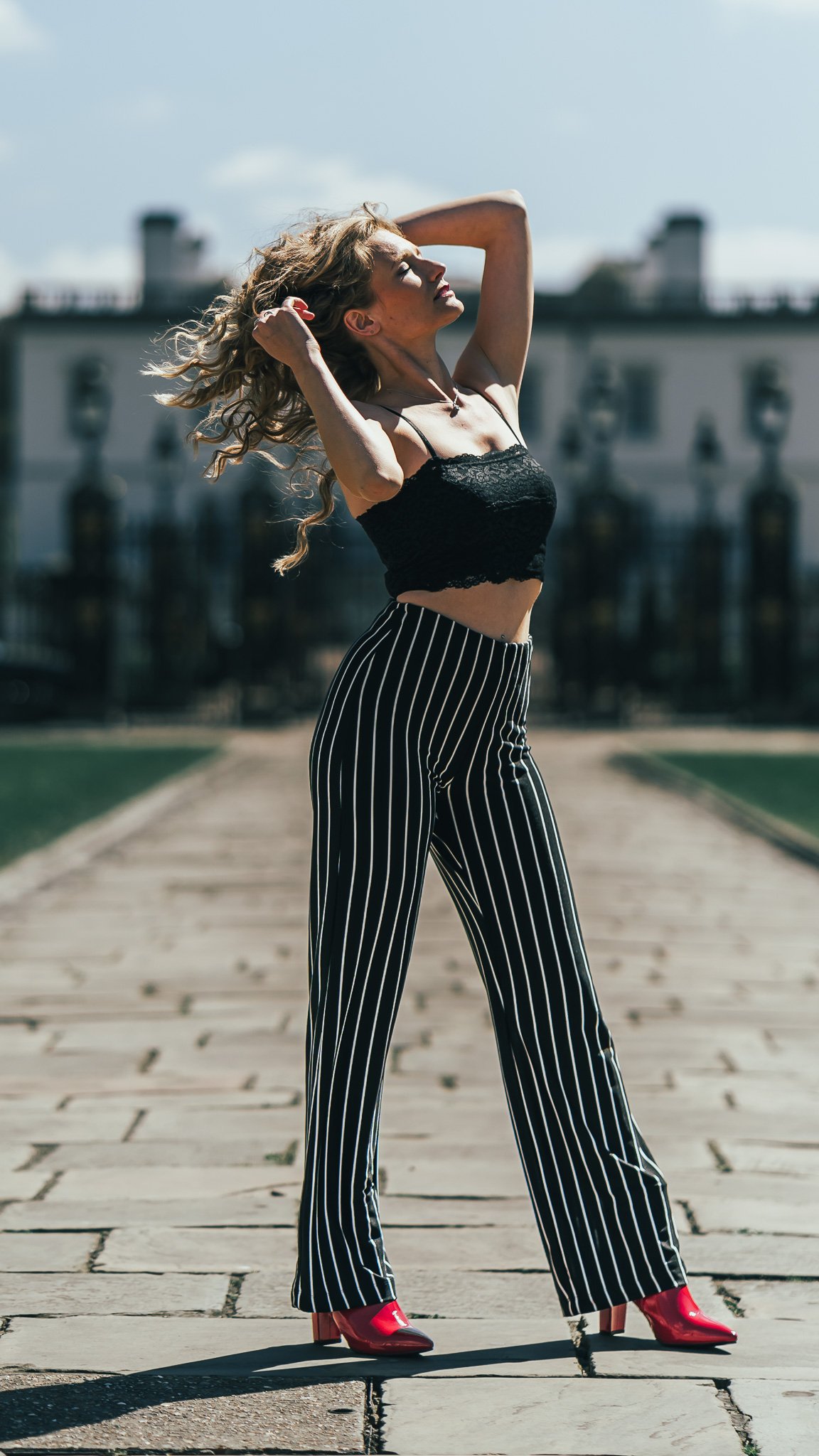 An urban fashion and modelling photoshoot in London with Nicola Tee, photographed by Luke Batchelor Productions.
