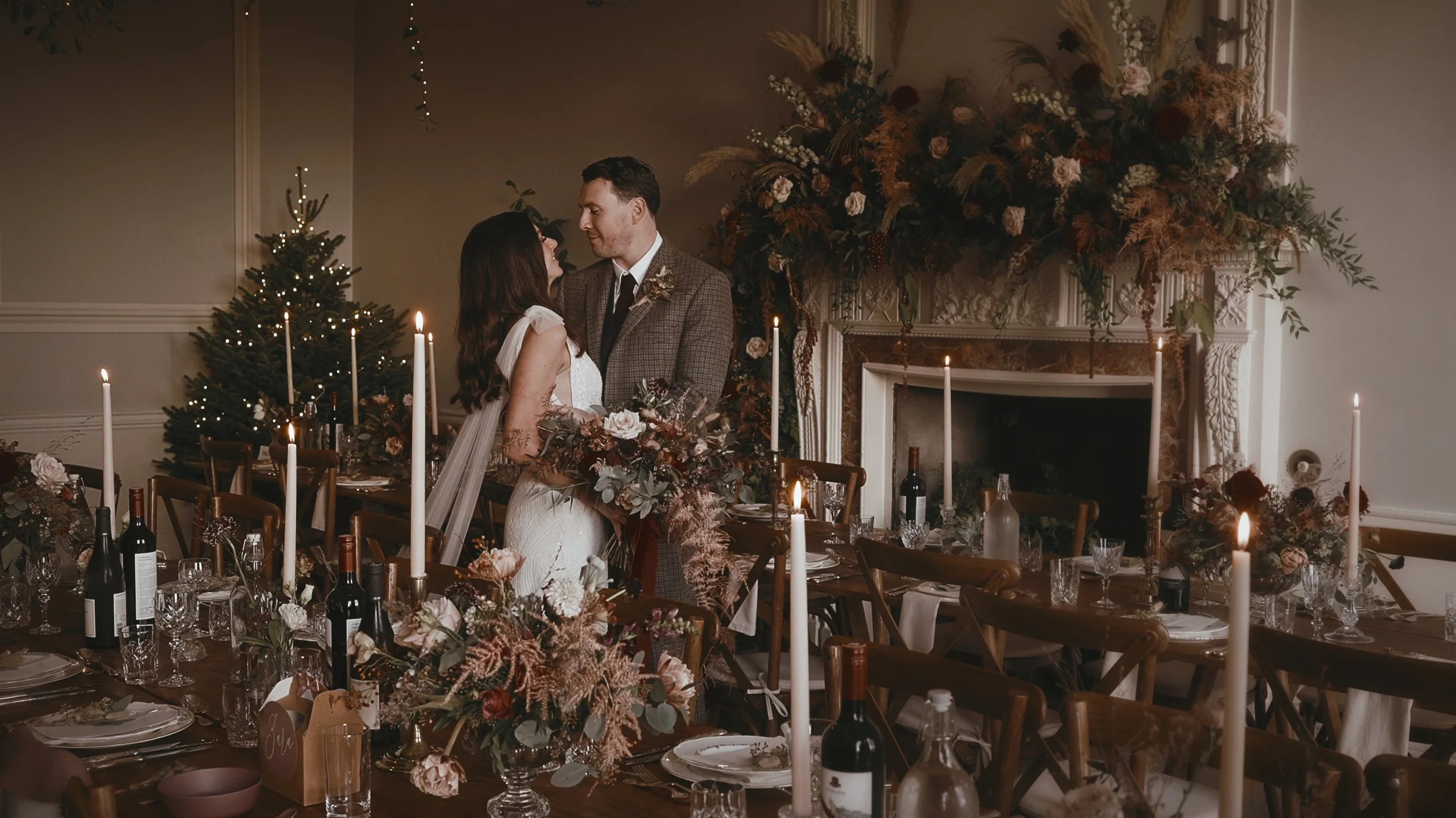 An elegant wedding videography shot, created by UK & Destination wedding videographer Luke Batchelor Productions