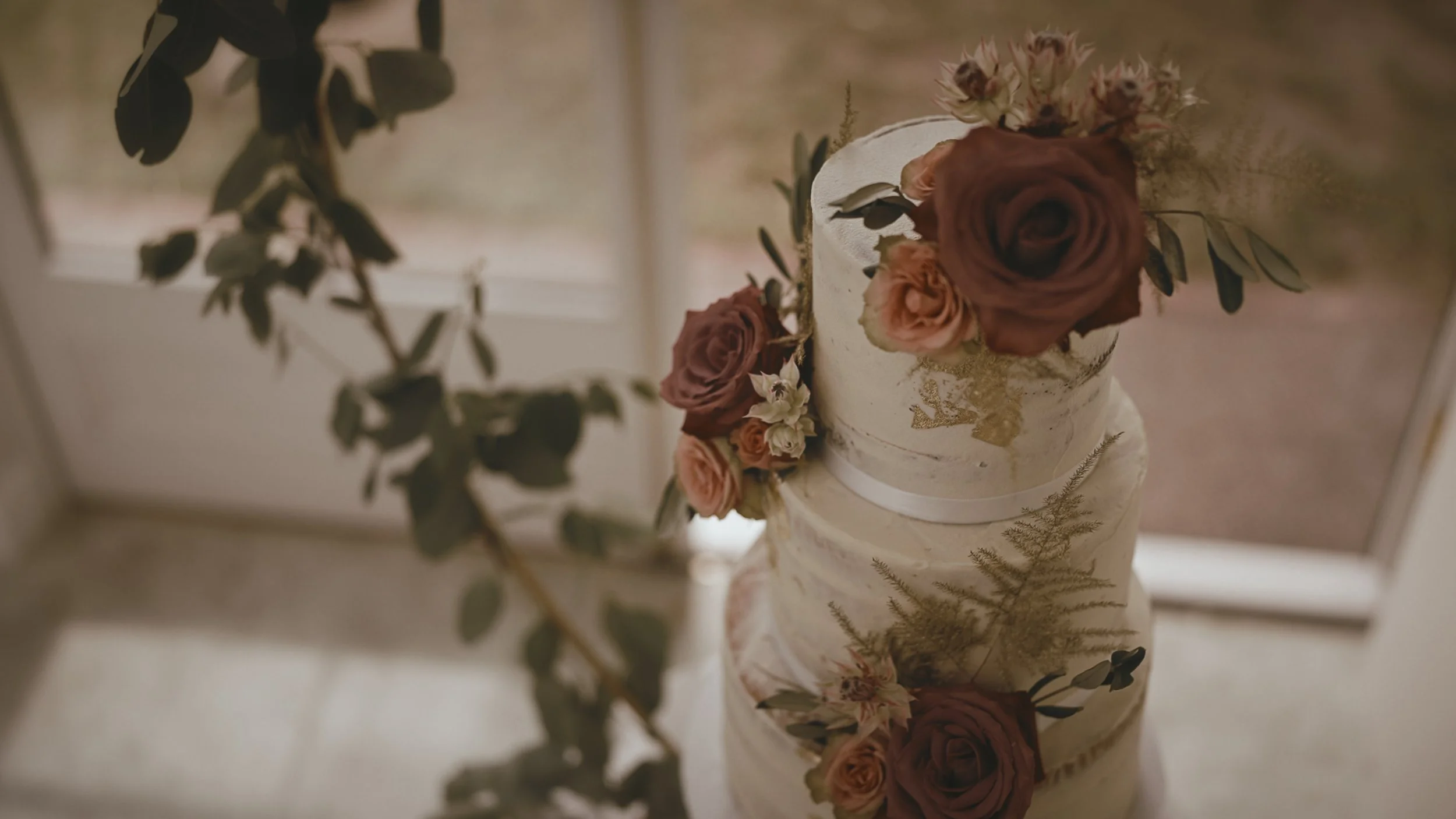A cinematic wedding videography shot from a Pylewell Park wedding in Hampshire, captured by Luke Batchelor Productions.