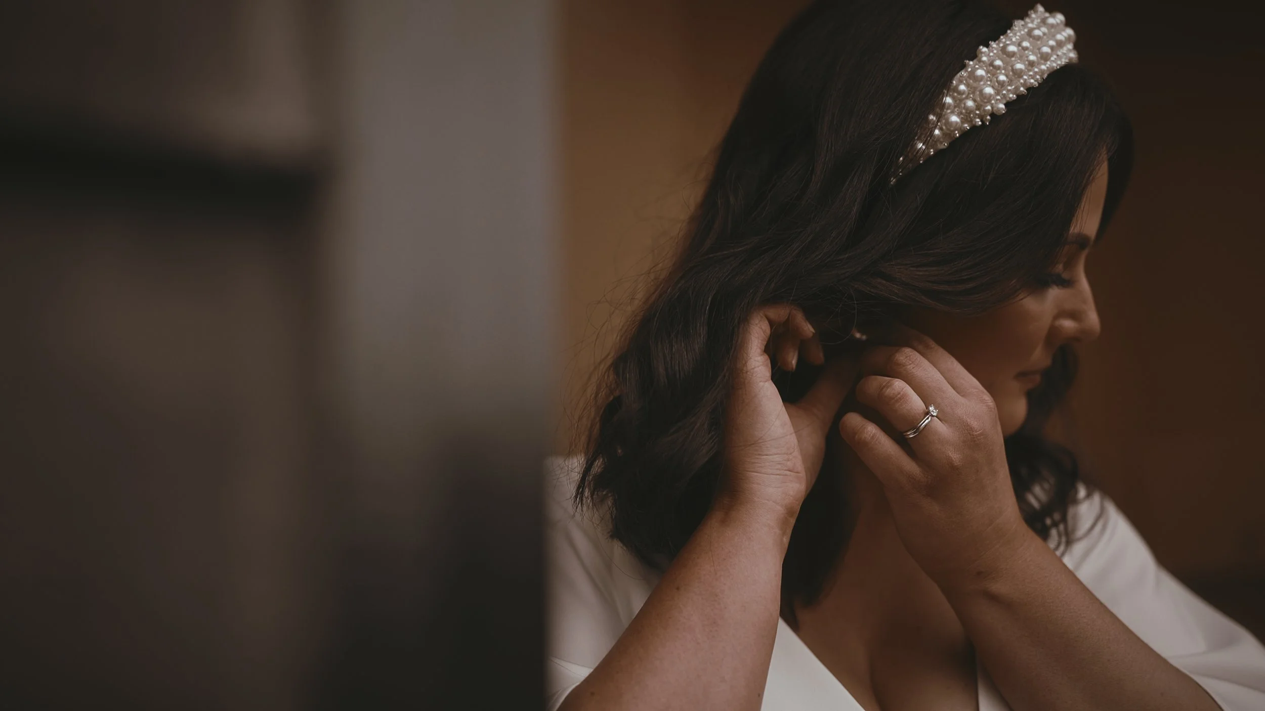 An image of a wedding at Winters Barns, captured by Kent wedding videographer Luke Batchelor Productions.