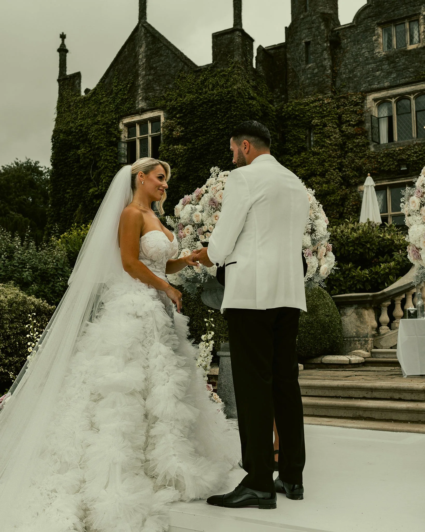 A luxury Eastwell Manor wedding, filmed and photographed by Kent wedding videographer Luke Batchelor Productions.