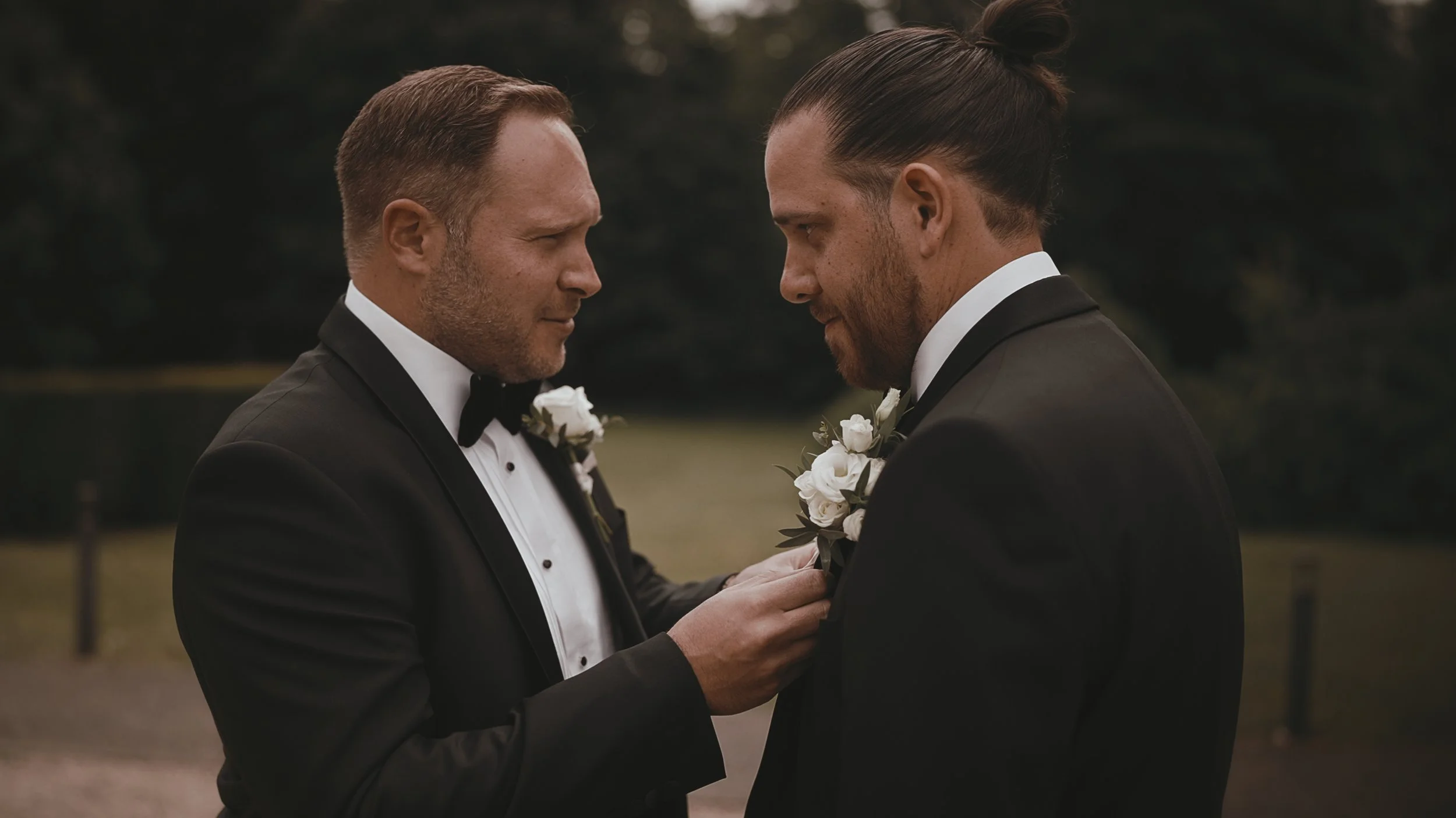 A cinematic wedding videography shot from an Oxfordshire wedding, captured by videographer Luke Batchelor Productions.