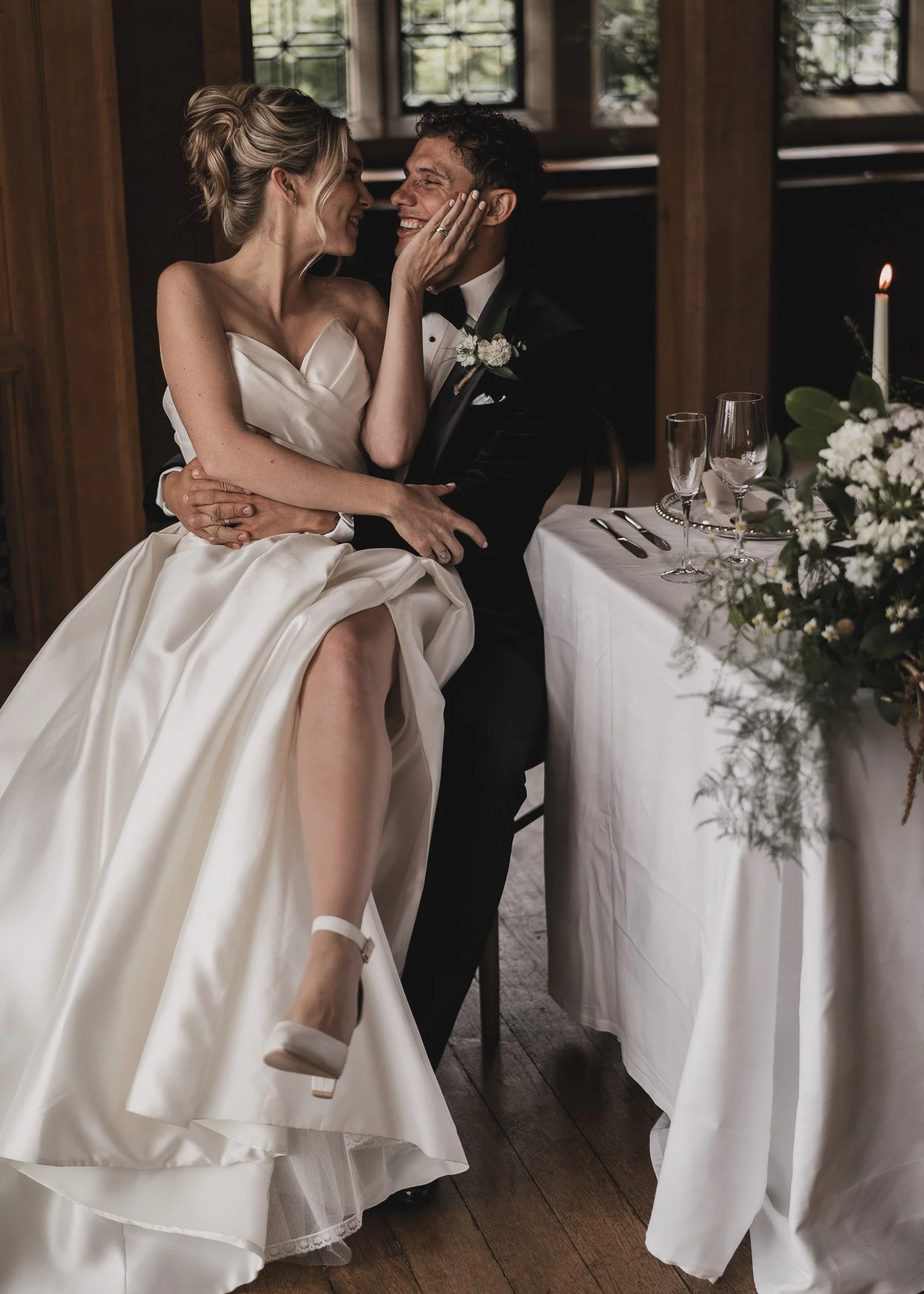 A shot from a wedding at Balcombe Place in Sussex, captured by wedding videographer Luke Batchelor Productions.
