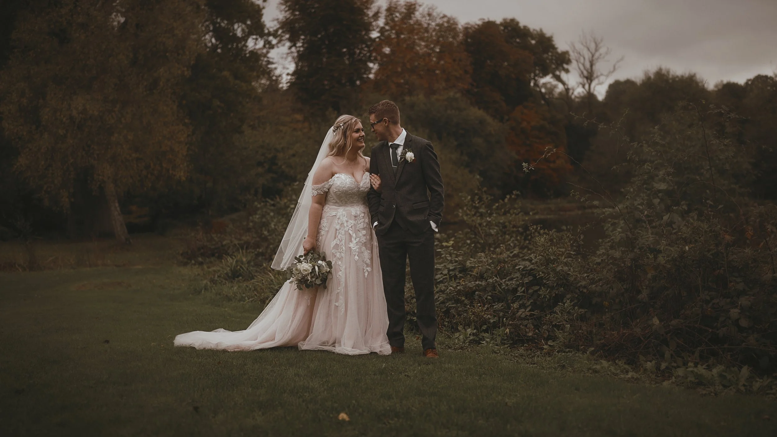 A wedding videography shot from an Oxnead Hall wedding, captured by Norfolk videographer Luke Batchelor Productions.
