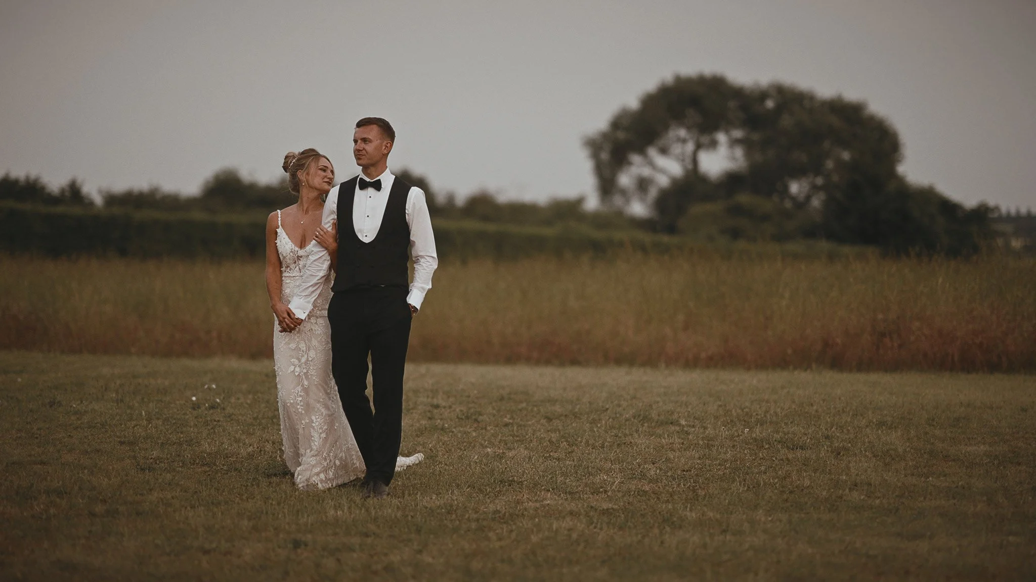 A wedding videography shot from an Oxnead Hall wedding, captured by Norfolk videographer Luke Batchelor Productions.