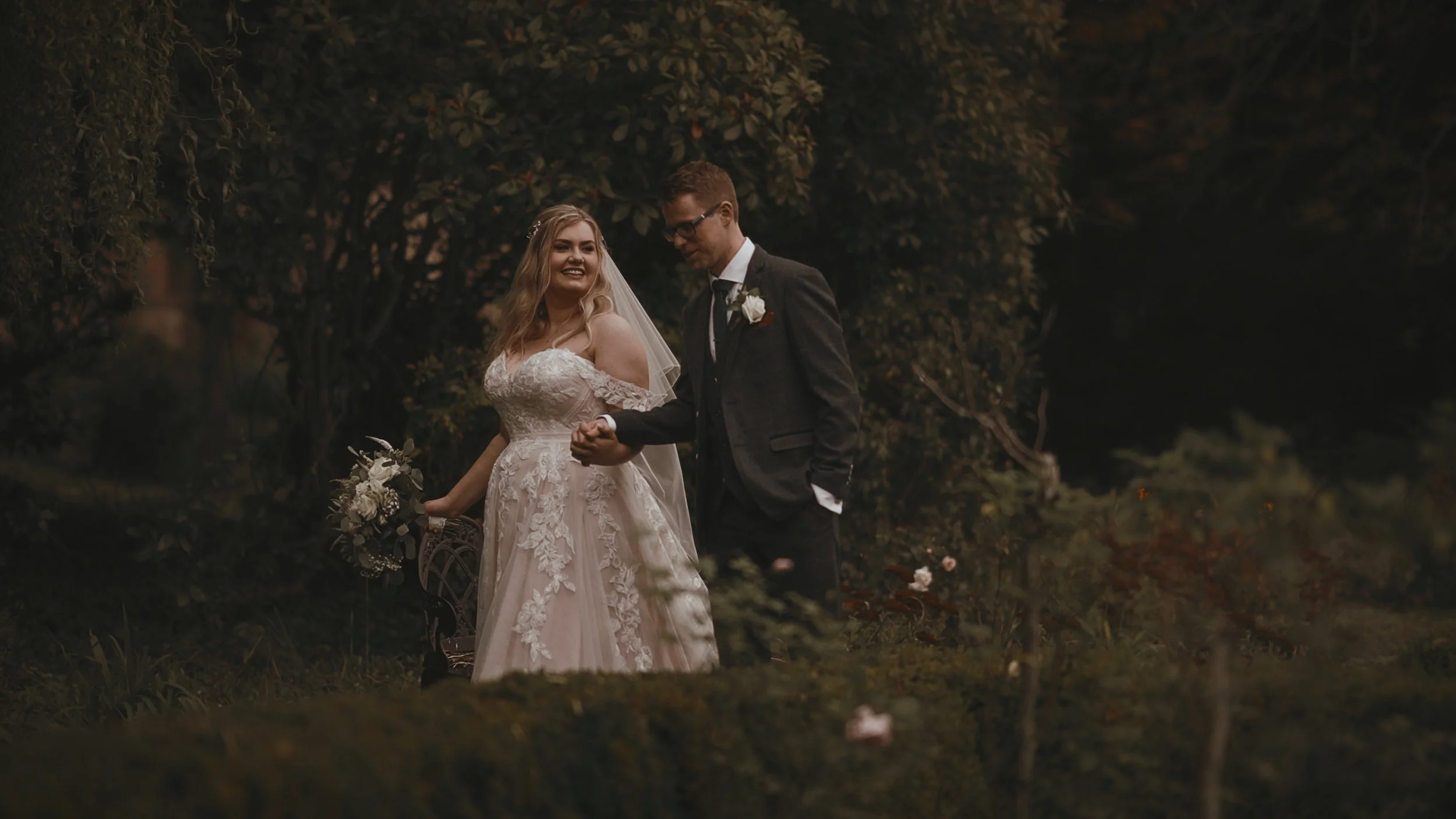 A wedding videography shot from an Oxnead Hall wedding, captured by Norfolk videographer Luke Batchelor Productions.
