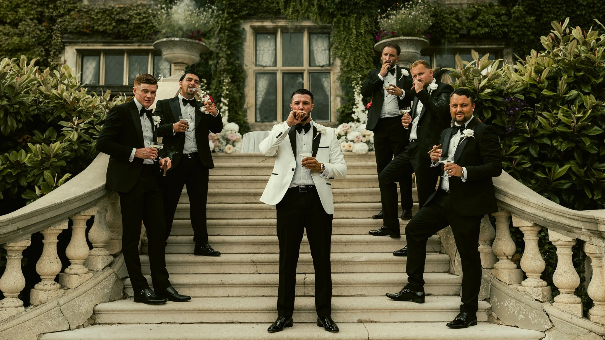 A luxury Eastwell Manor wedding, filmed and photographed by Kent wedding videographer Luke Batchelor Productions.