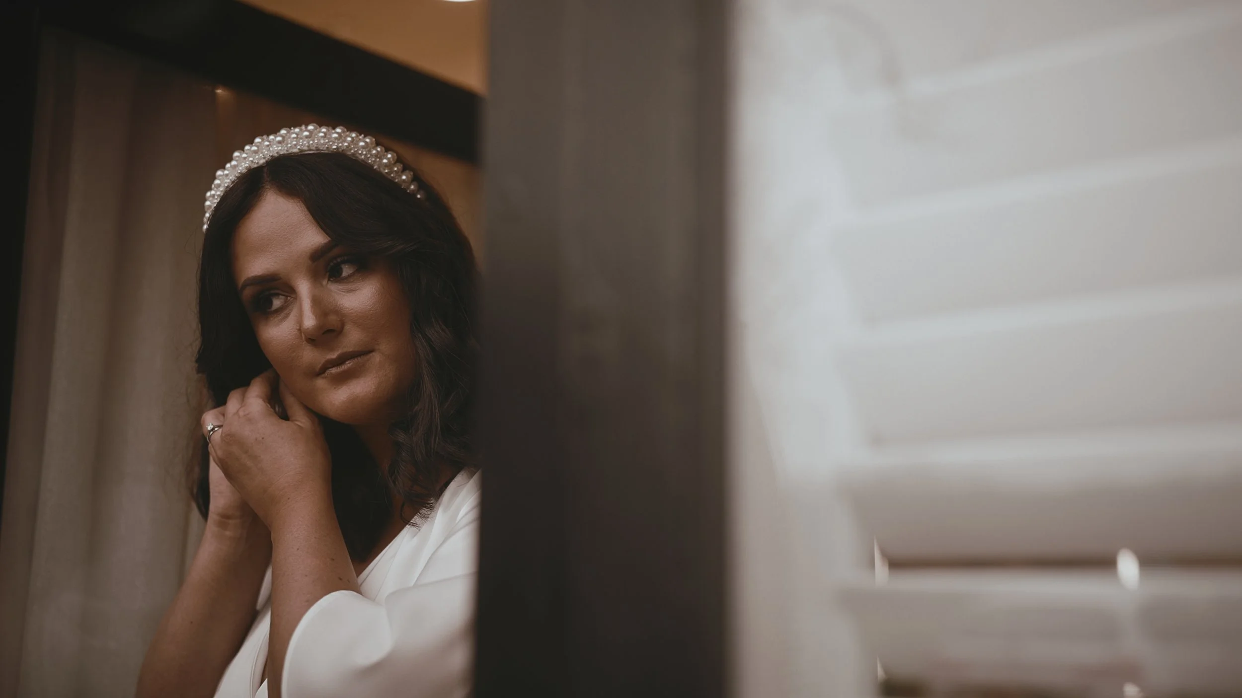 An image of a wedding at Winters Barns, captured by Kent wedding videographer Luke Batchelor Productions.