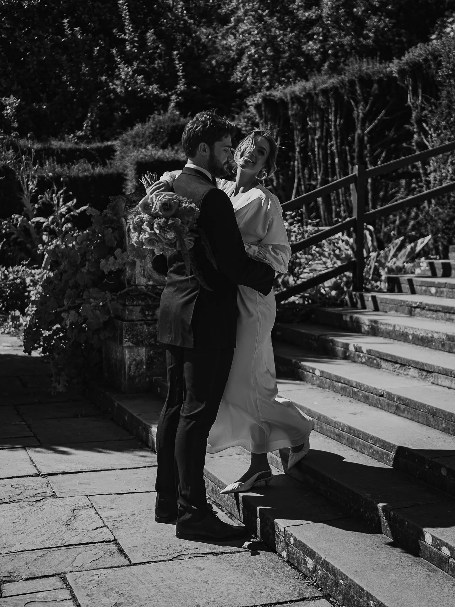 A wedding videography shot from a luxury black-tie wedding at Port Lympne Hotel, captured by videographer Luke Batchelor Productions.