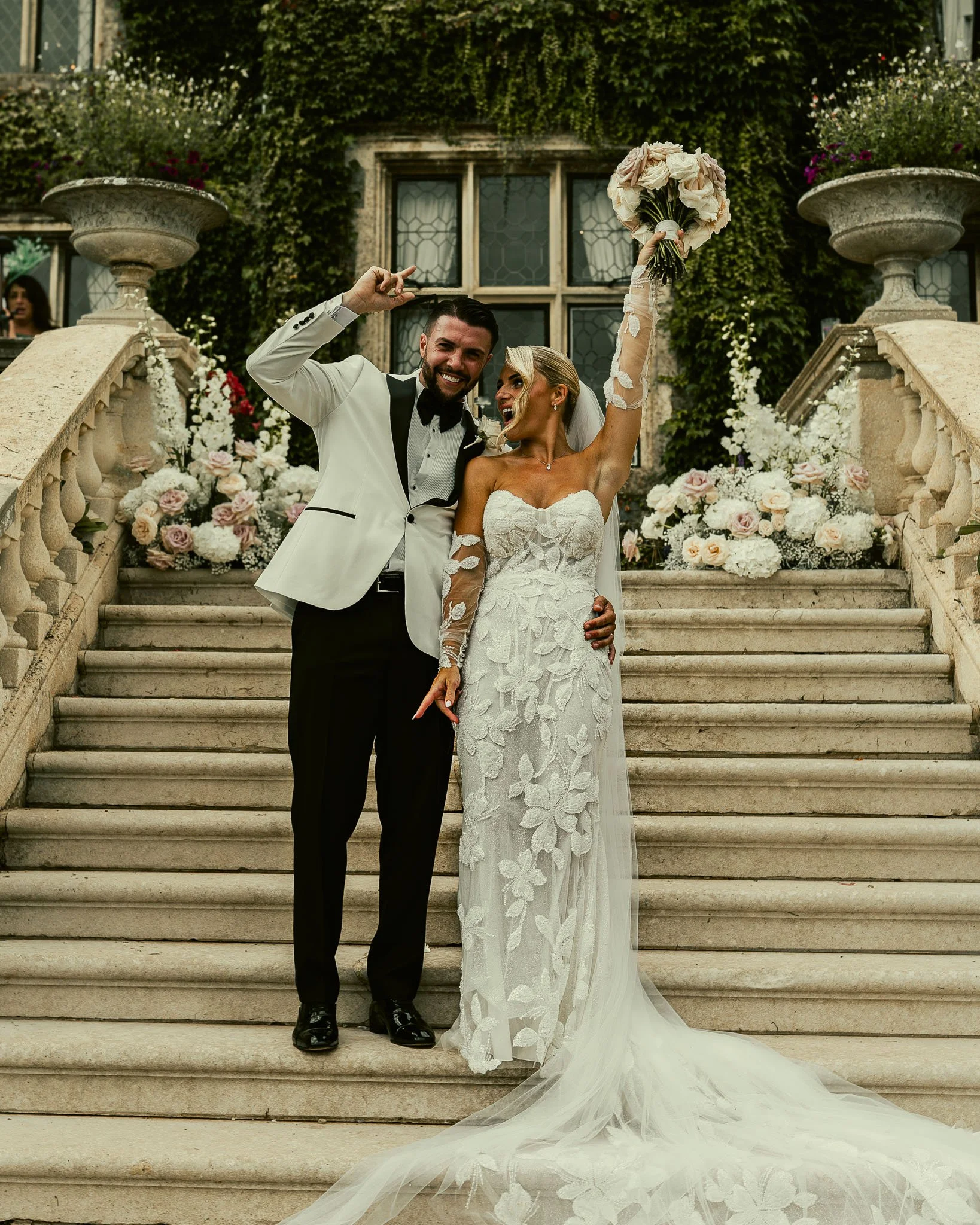 A luxury Eastwell Manor wedding, filmed and photographed by Kent wedding videographer Luke Batchelor Productions.