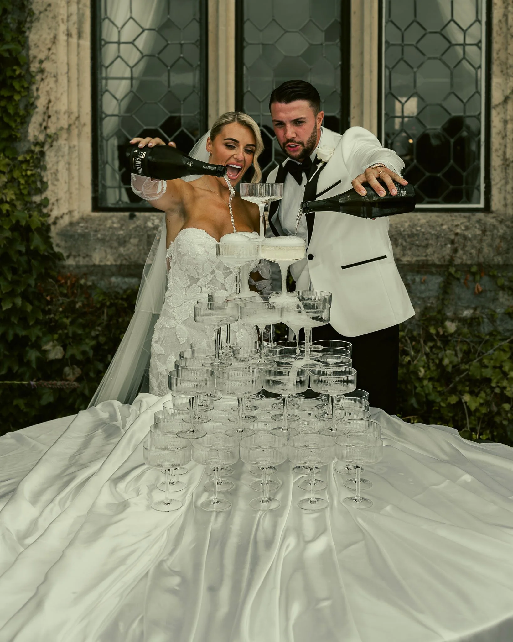 A luxury Eastwell Manor wedding, filmed and photographed by Kent wedding videographer Luke Batchelor Productions.