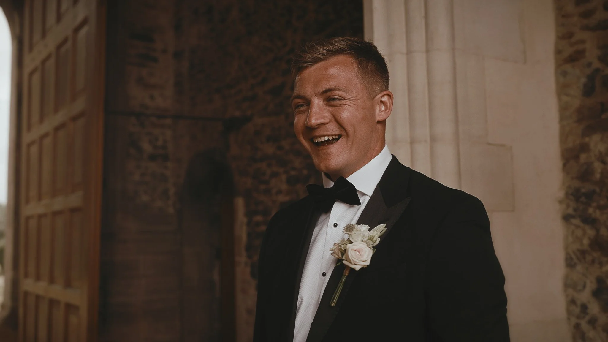 An image of a wedding in Norfolk, captured by wedding videographer Luke Batchelor Productions.