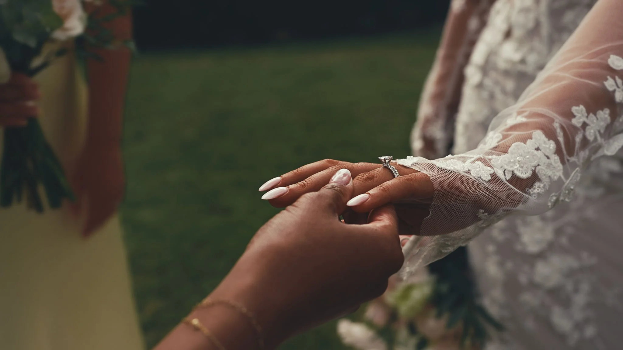 A wedding videography shot from a luxury black-tie wedding at Port Lympne Hotel, captured by videographer Luke Batchelor Productions.