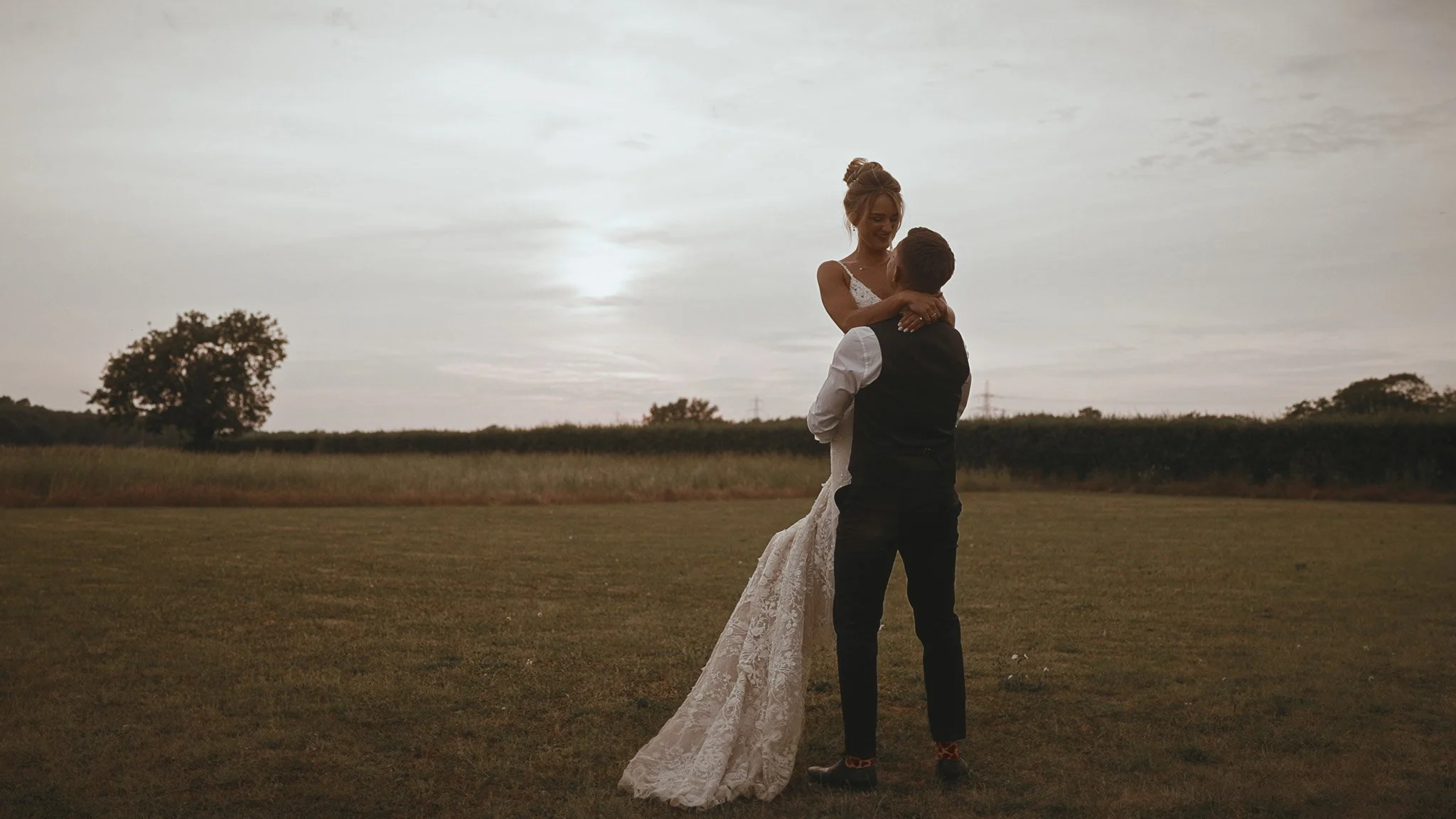 An image of a wedding in Norfolk, captured by wedding videographer Luke Batchelor Productions.