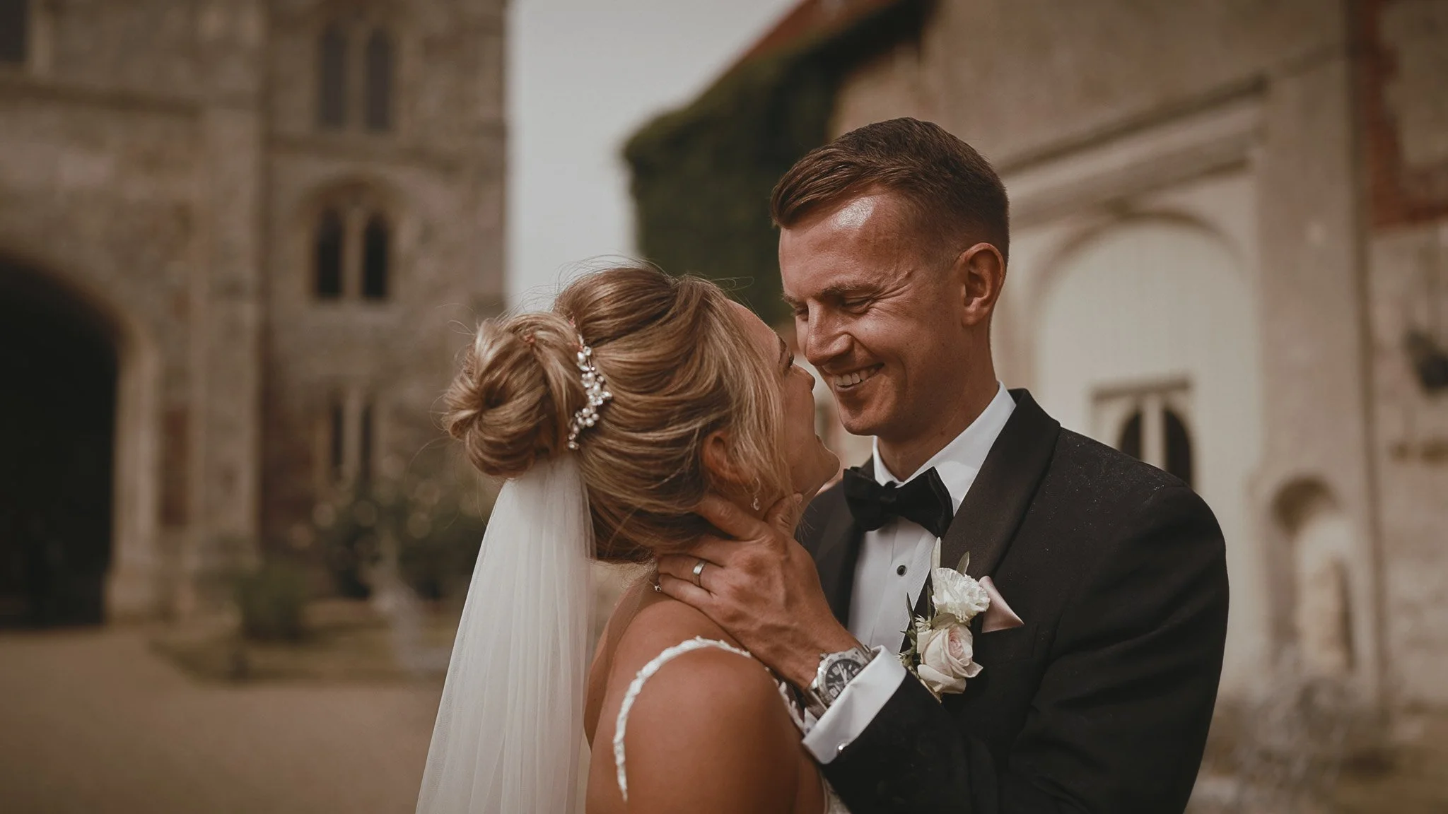 A timeless wedding videography shot, created by UK & Destination wedding videographer Luke Batchelor Productions.
