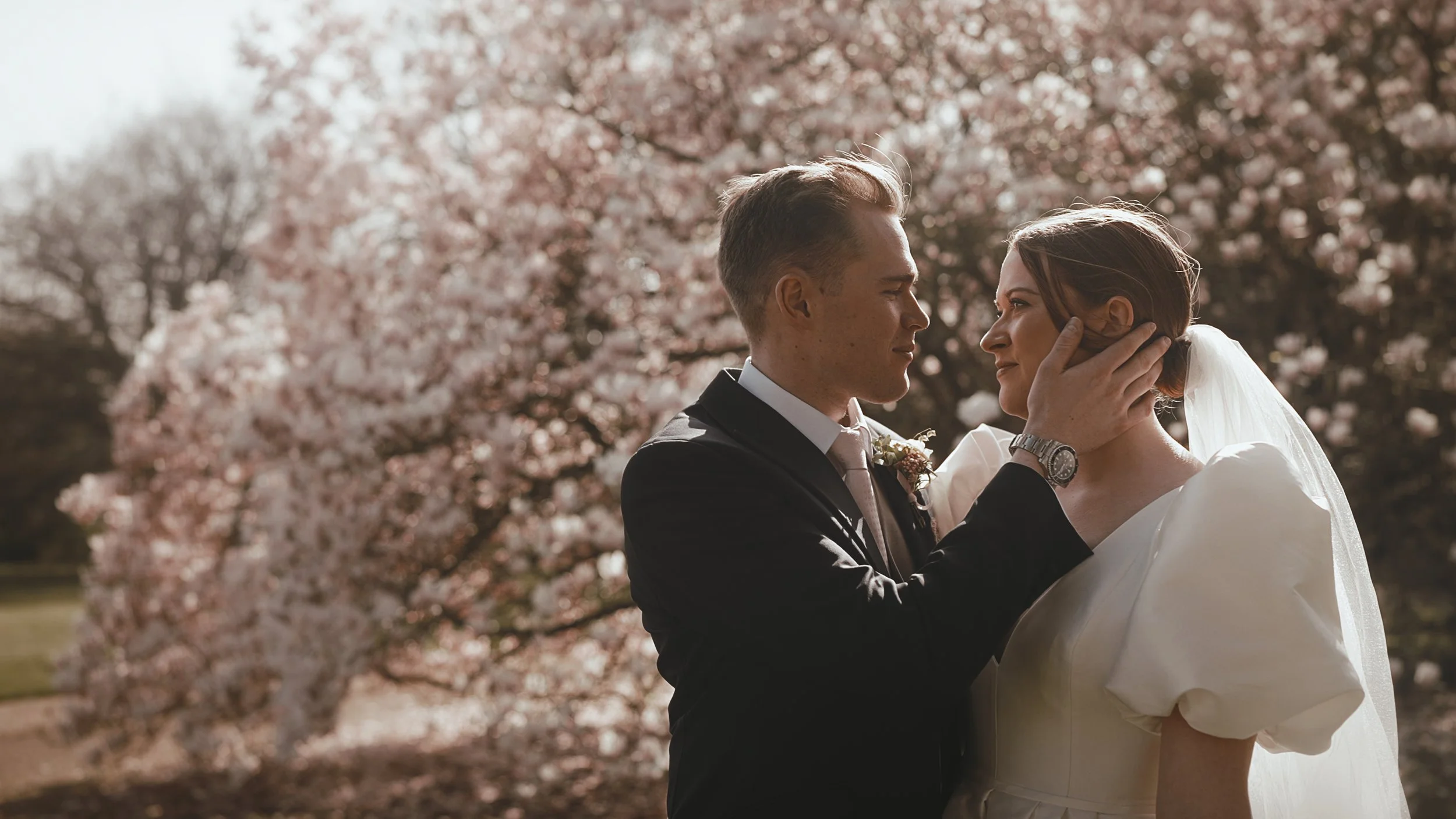 A wedding videography shot from an Oxnead Hall wedding, captured by Norfolk videographer Luke Batchelor Productions.