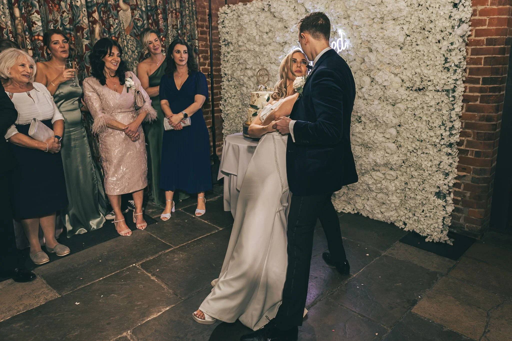 An image from a luxury UK wedding, captured by a wedding photography and videography team from Luke Batchelor Productions.