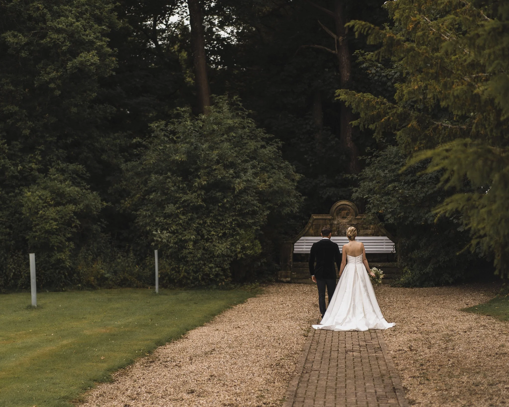 A shot from a wedding at Balcombe Place in Sussex, captured by wedding videographer Luke Batchelor Productions.