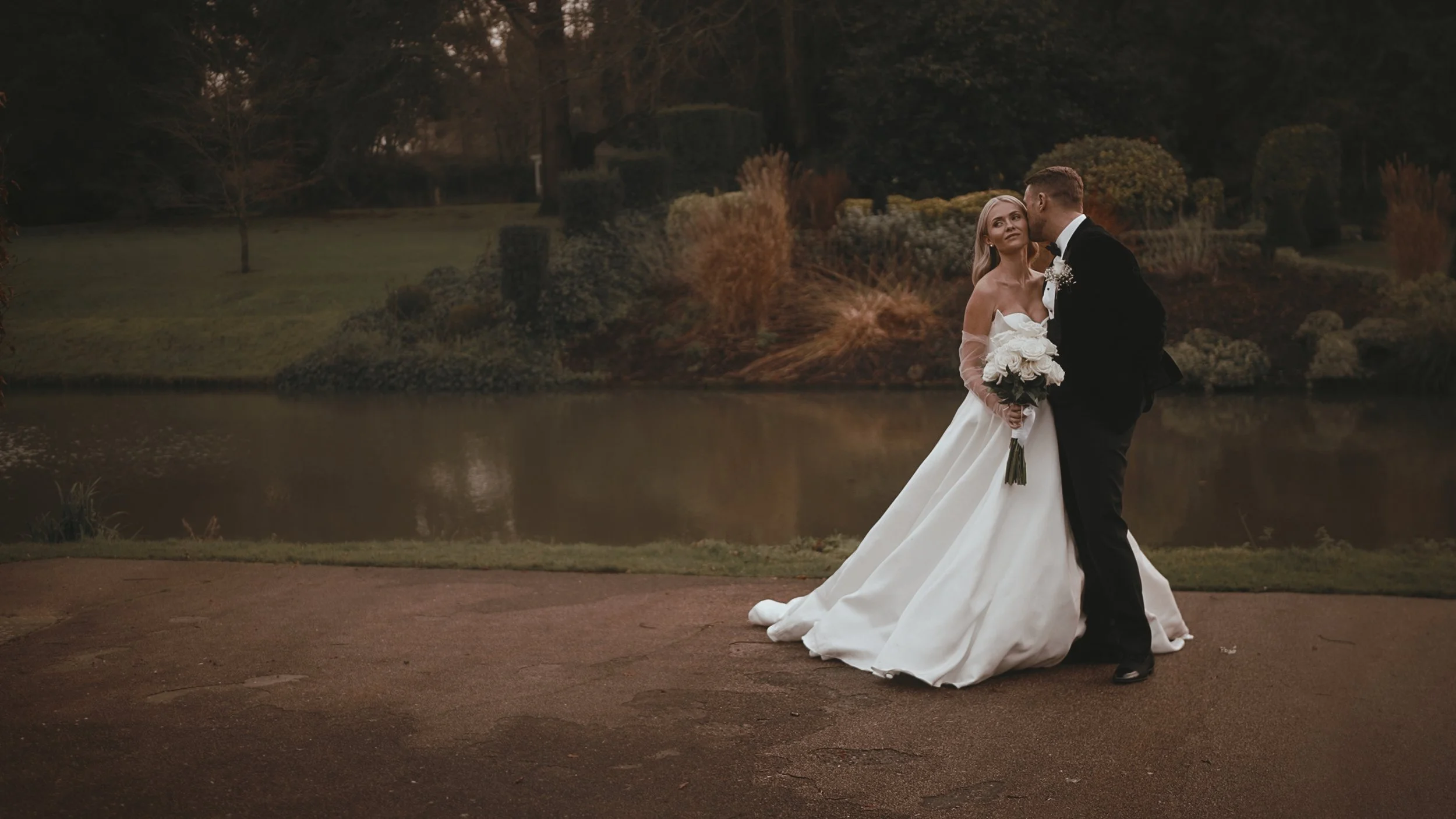 An elegant wedding videography shot, created by UK & Destination wedding videographer Luke Batchelor Productions