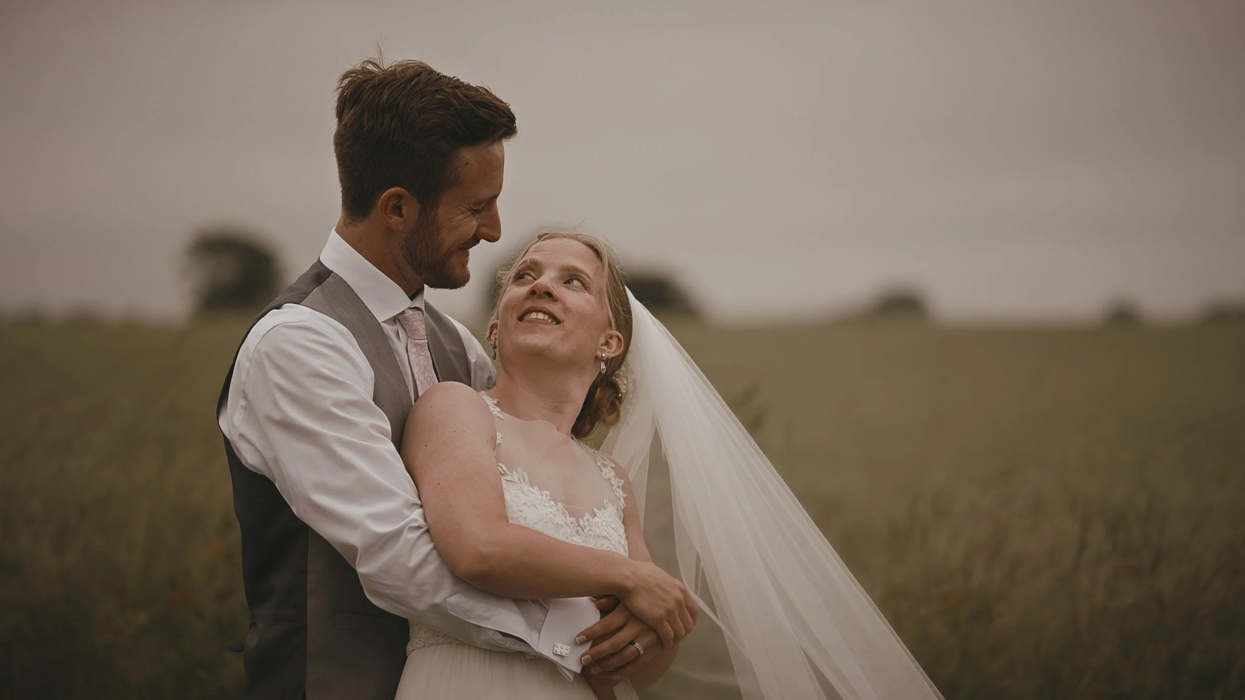 An image of a wedding in Norfolk, captured by wedding videographer Luke Batchelor Productions.
