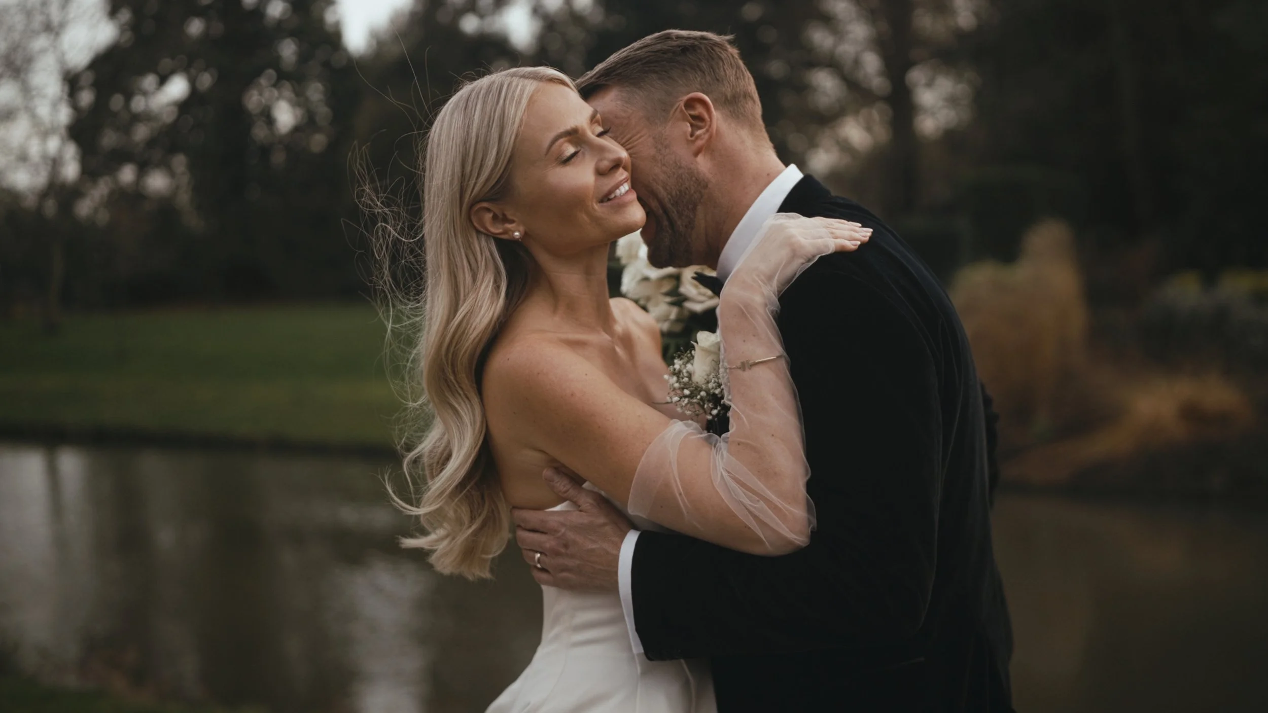 A black tie wedding film from the Orangery, Maidstone, from a New Years Eve wedding.