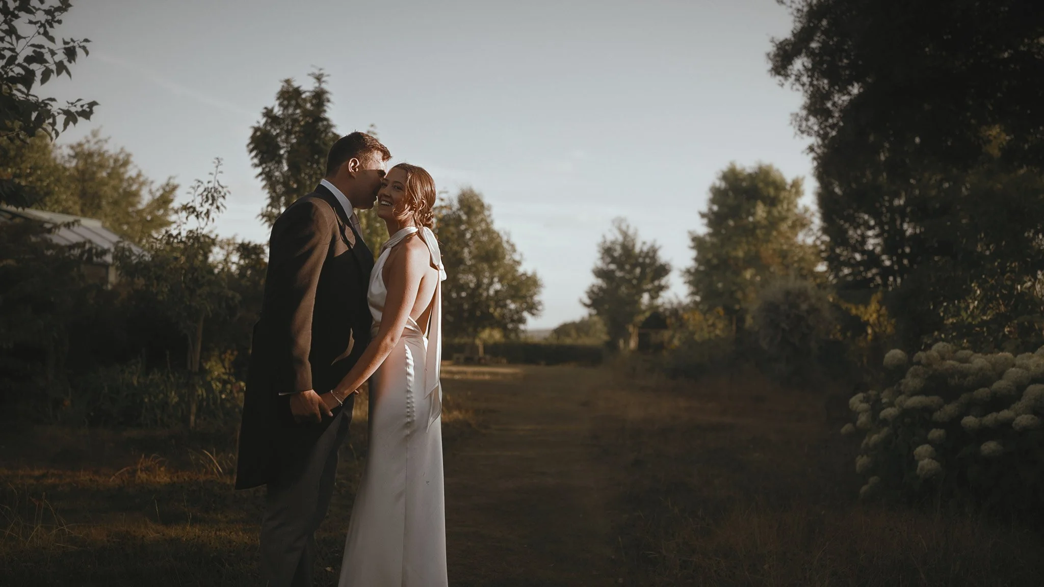 An editorial wedding videography shot, created by UK & Destination wedding videographer Luke Batchelor Productions