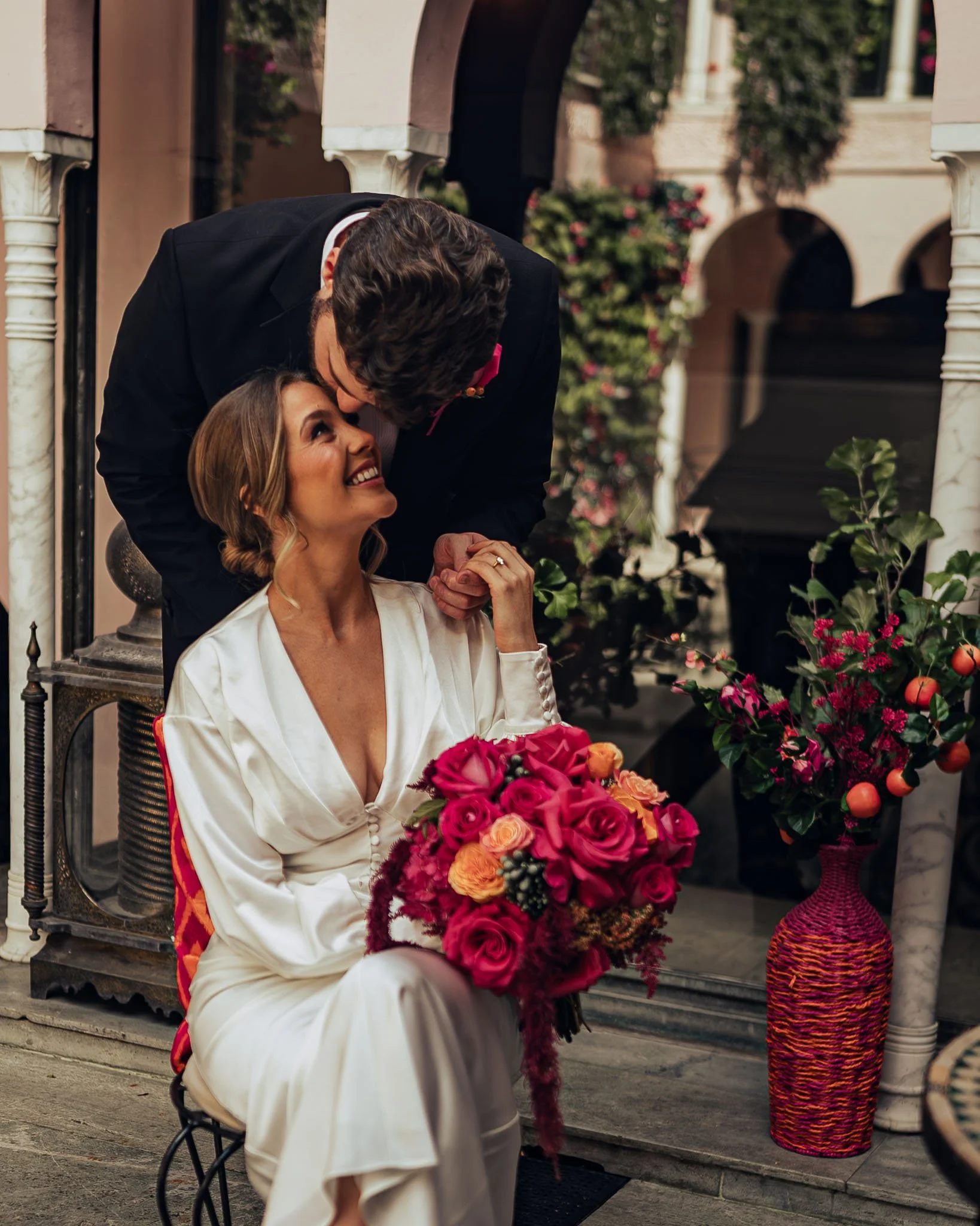 A wedding videography shot from a luxury black-tie wedding at Port Lympne Hotel, captured by videographer Luke Batchelor Productions.