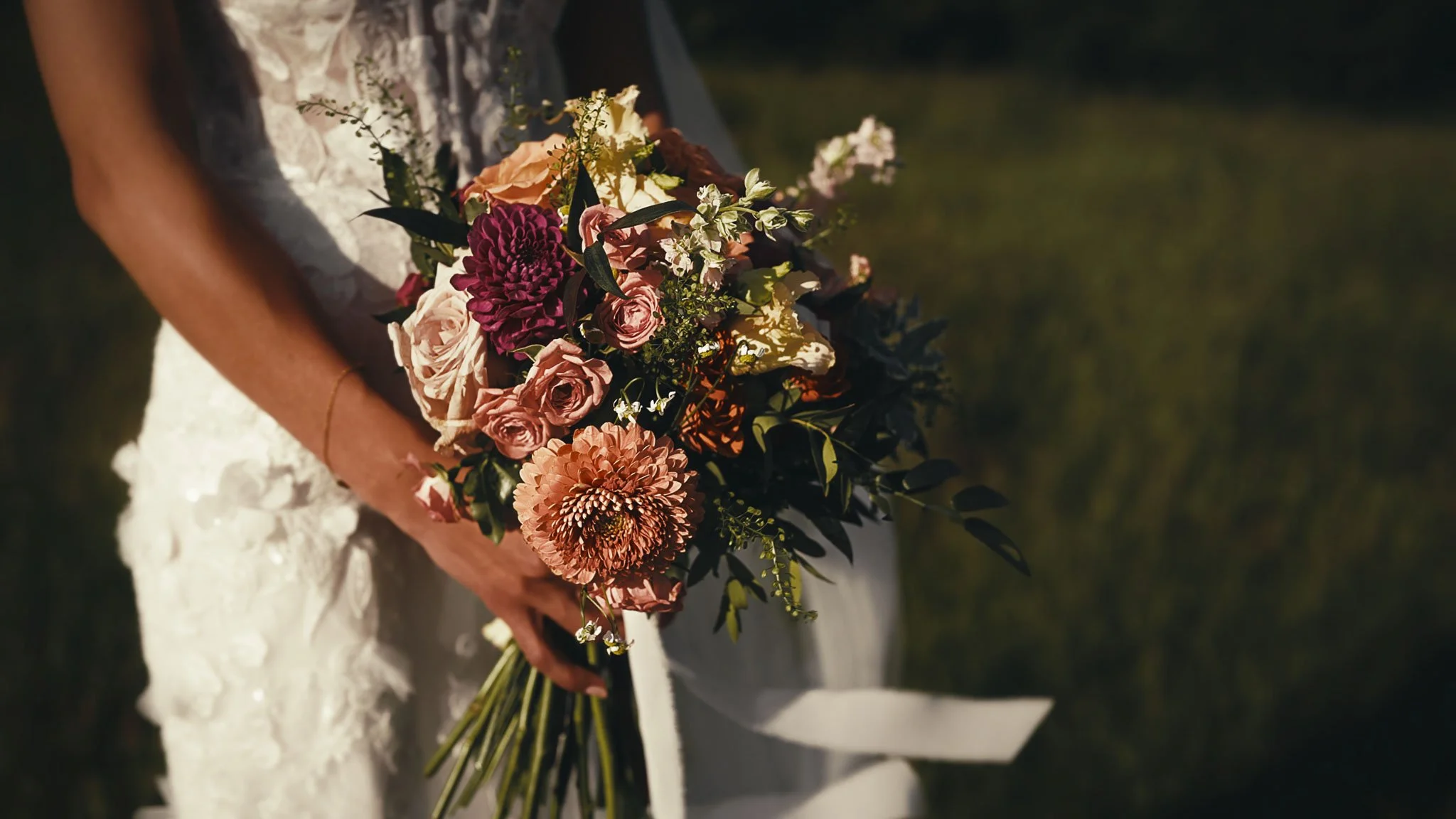 A cinematic wedding videography shot from the Goodnestone Park wedding venue in Kent, filmed by Luke Batchelor Productions.