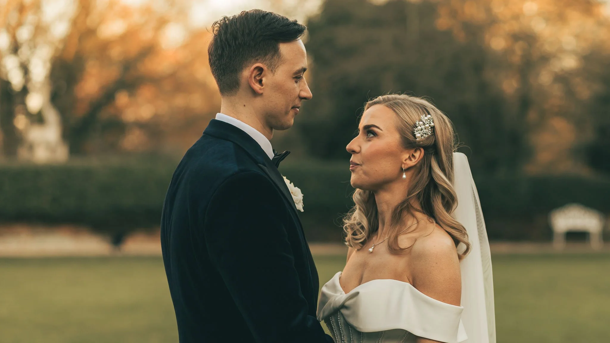 An image from a luxury UK wedding, captured by a wedding photography and videography team from Luke Batchelor Productions.