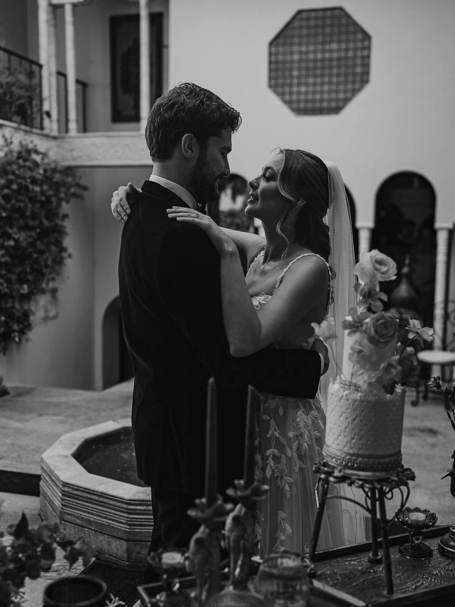 A wedding videography shot from a luxury black-tie wedding at Port Lympne Hotel, captured by videographer Luke Batchelor Productions.