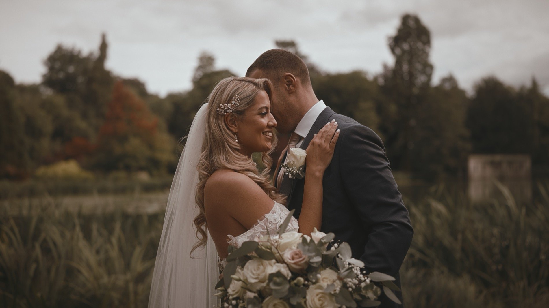 Cinematic wedding videography moments and details from a luxury wedding at The Orangery in Kent, captured in a fine art and editorial style.