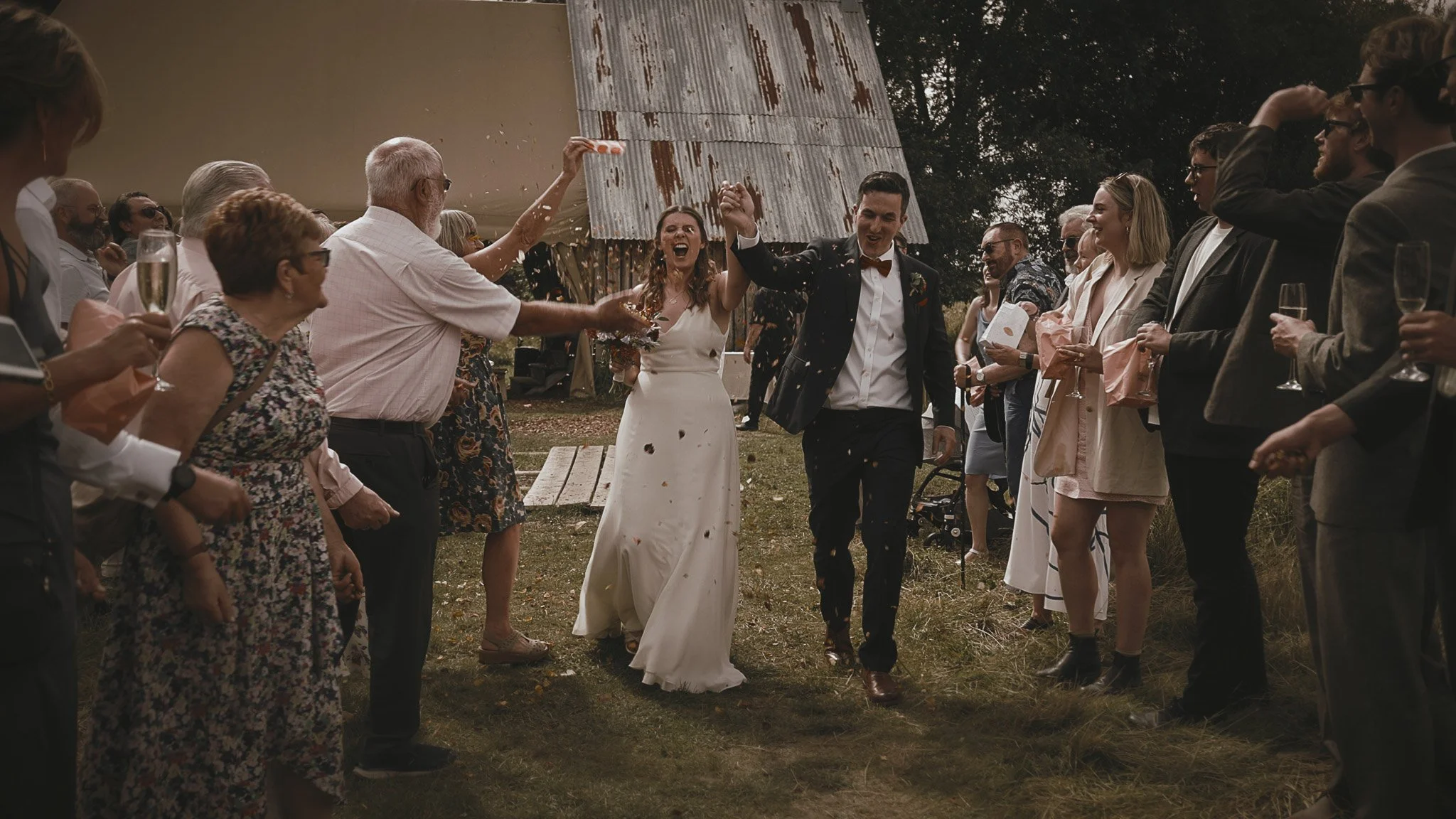 a collection of cinematic wedding films at The Wilderness by wedding videographer Luke Batchelor Productions