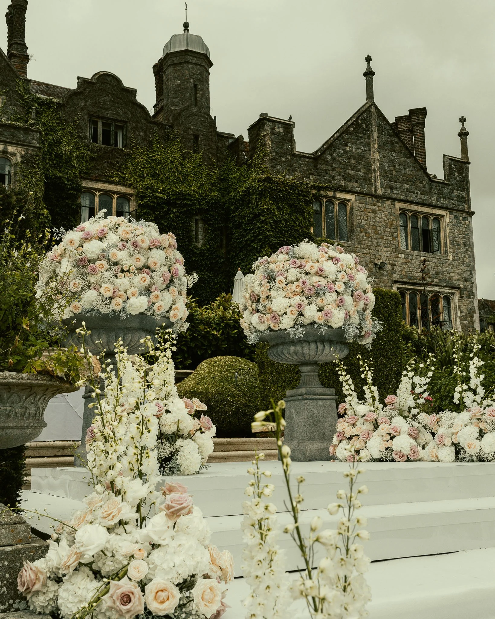 A luxury Eastwell Manor wedding, filmed and photographed by Kent wedding videographer Luke Batchelor Productions.